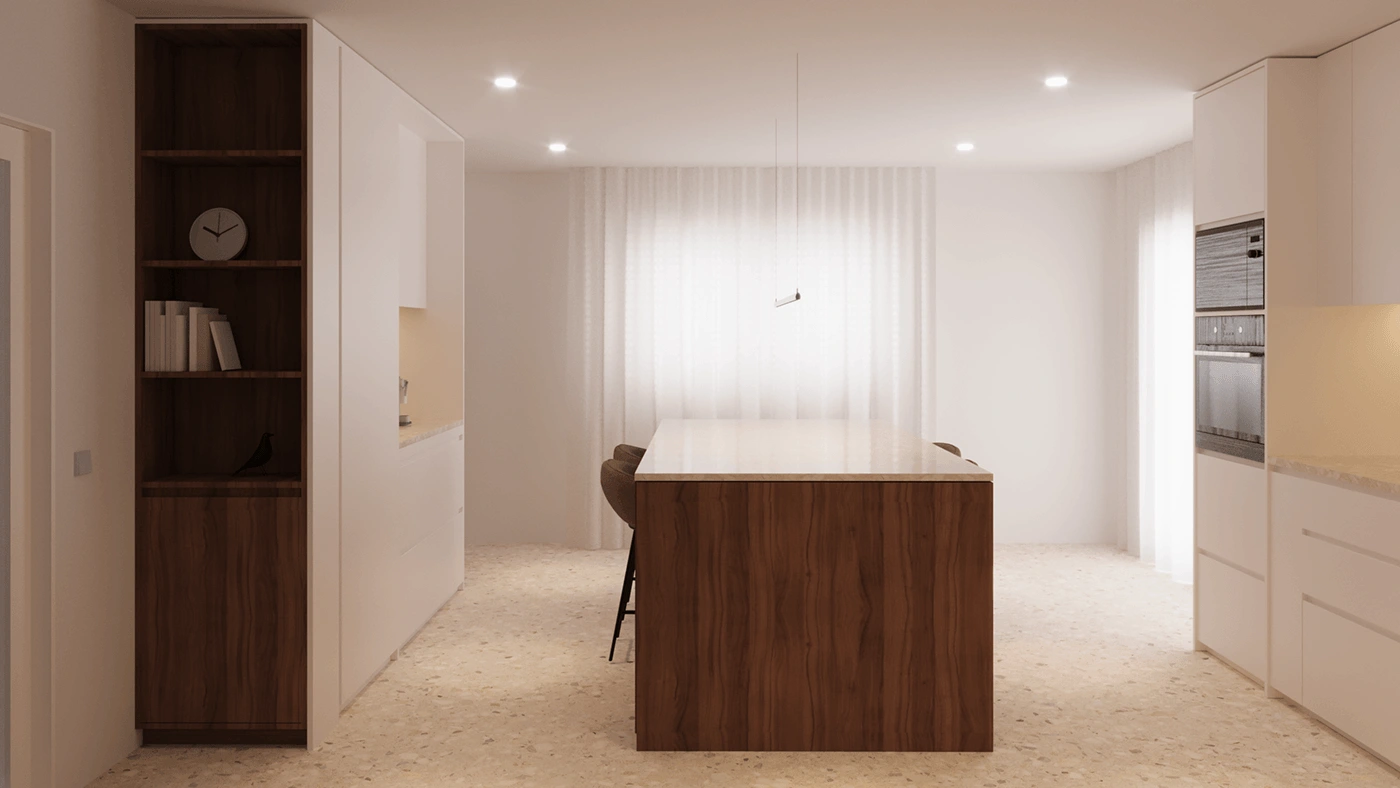 Kitchen View / Meirinhas House