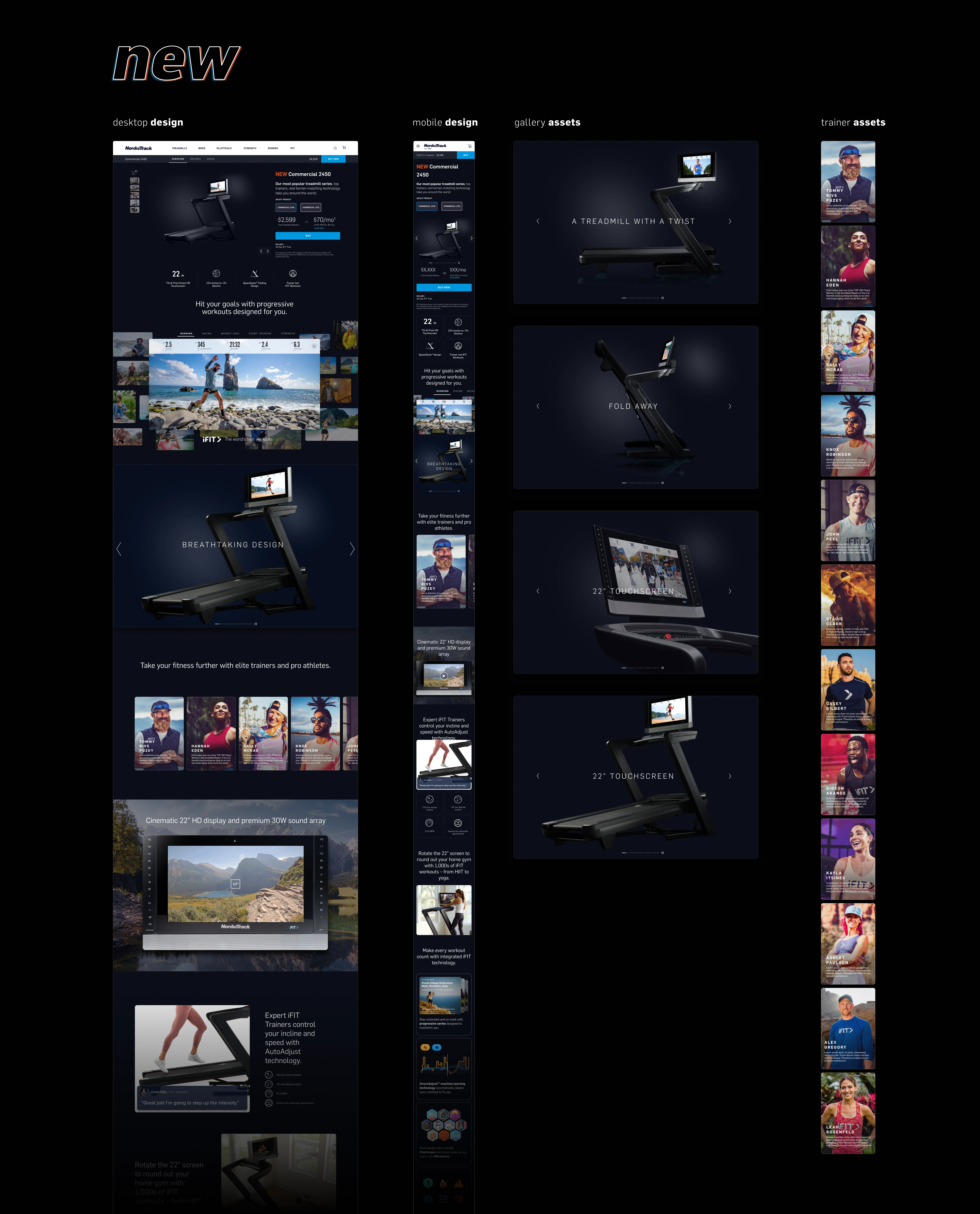 The new design coming together