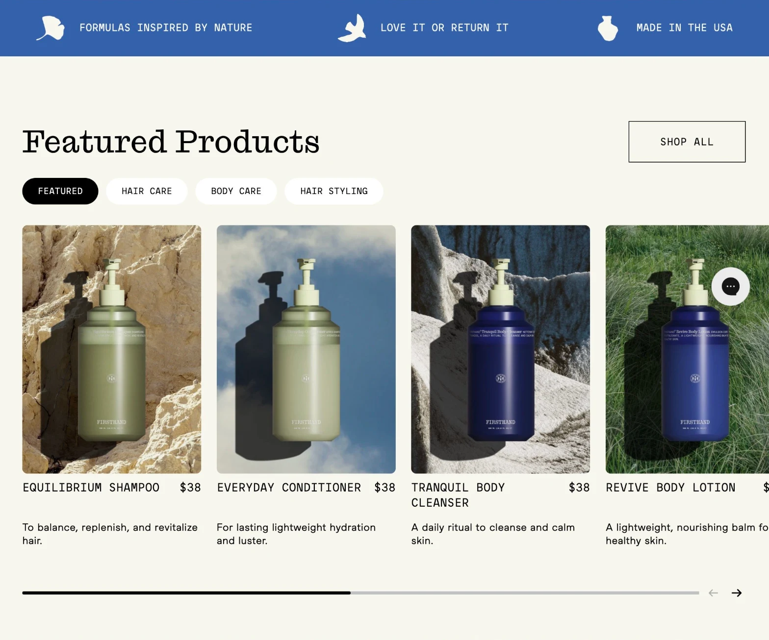 Strategic product naming and merchandising copy that guides customers through premium product selection.