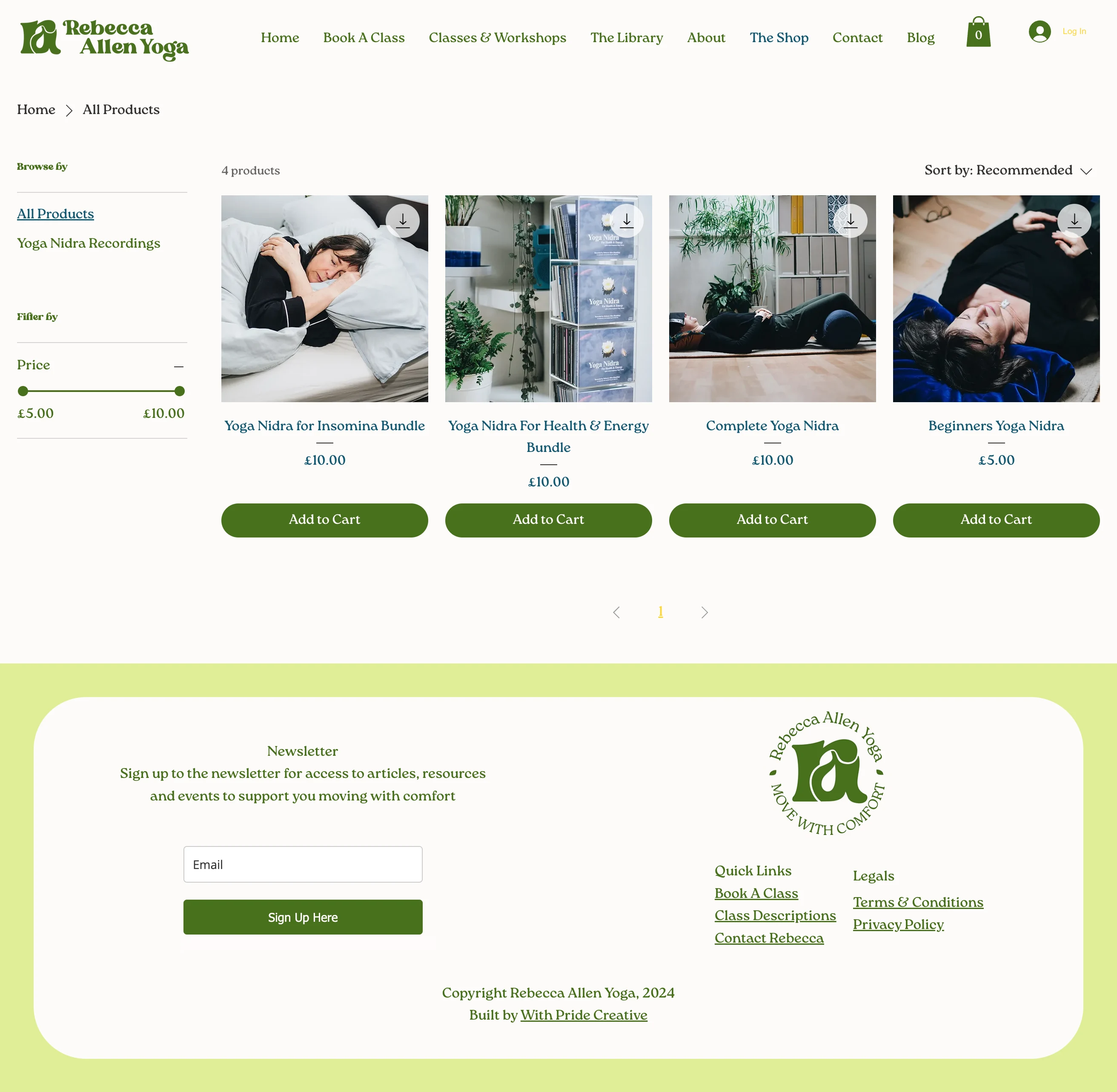 A digital store for Rebecca's recordings and assets