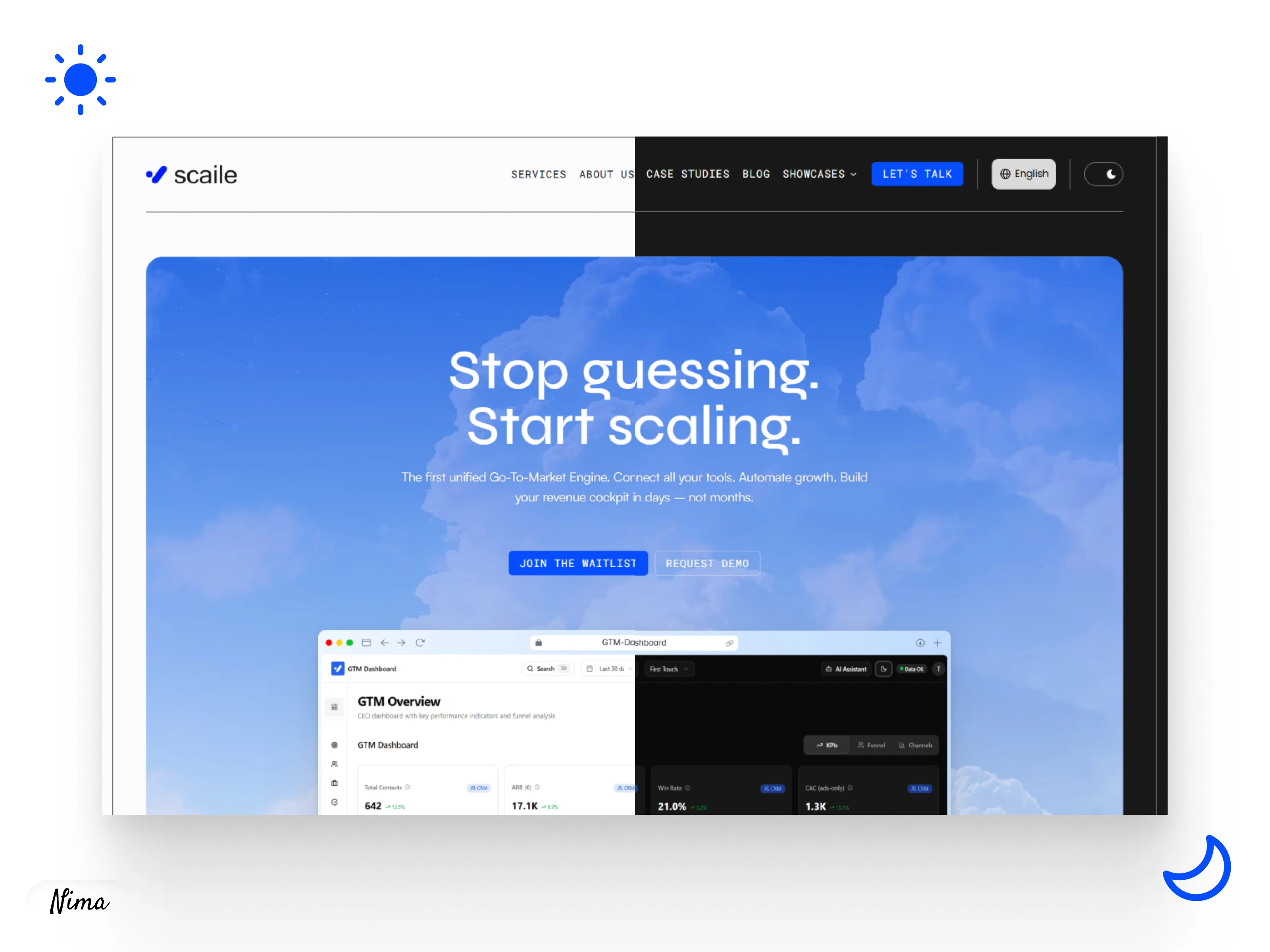 SCAILE Website - Light/Dark Mode