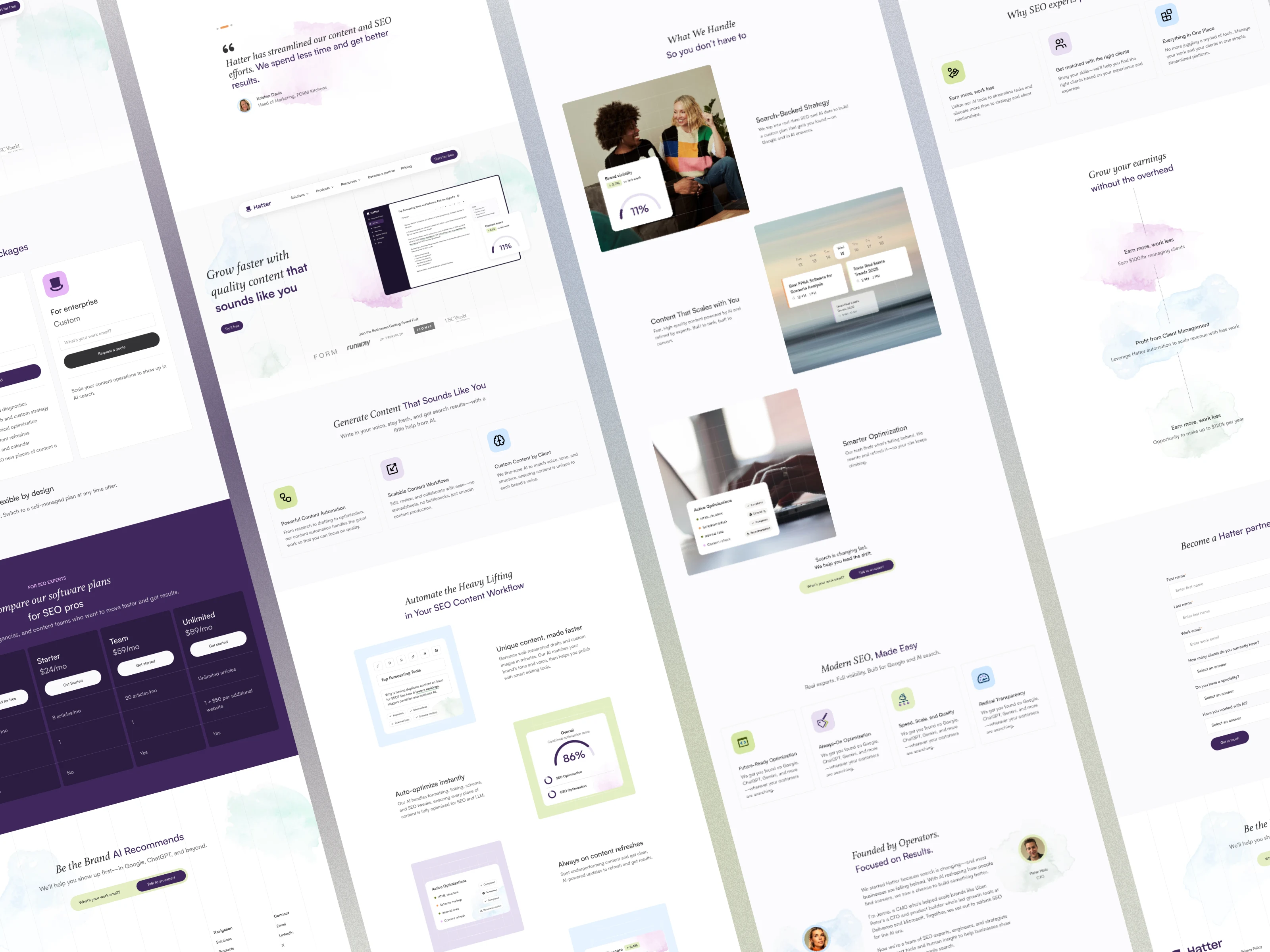 Multiple Pages with Varied Sections