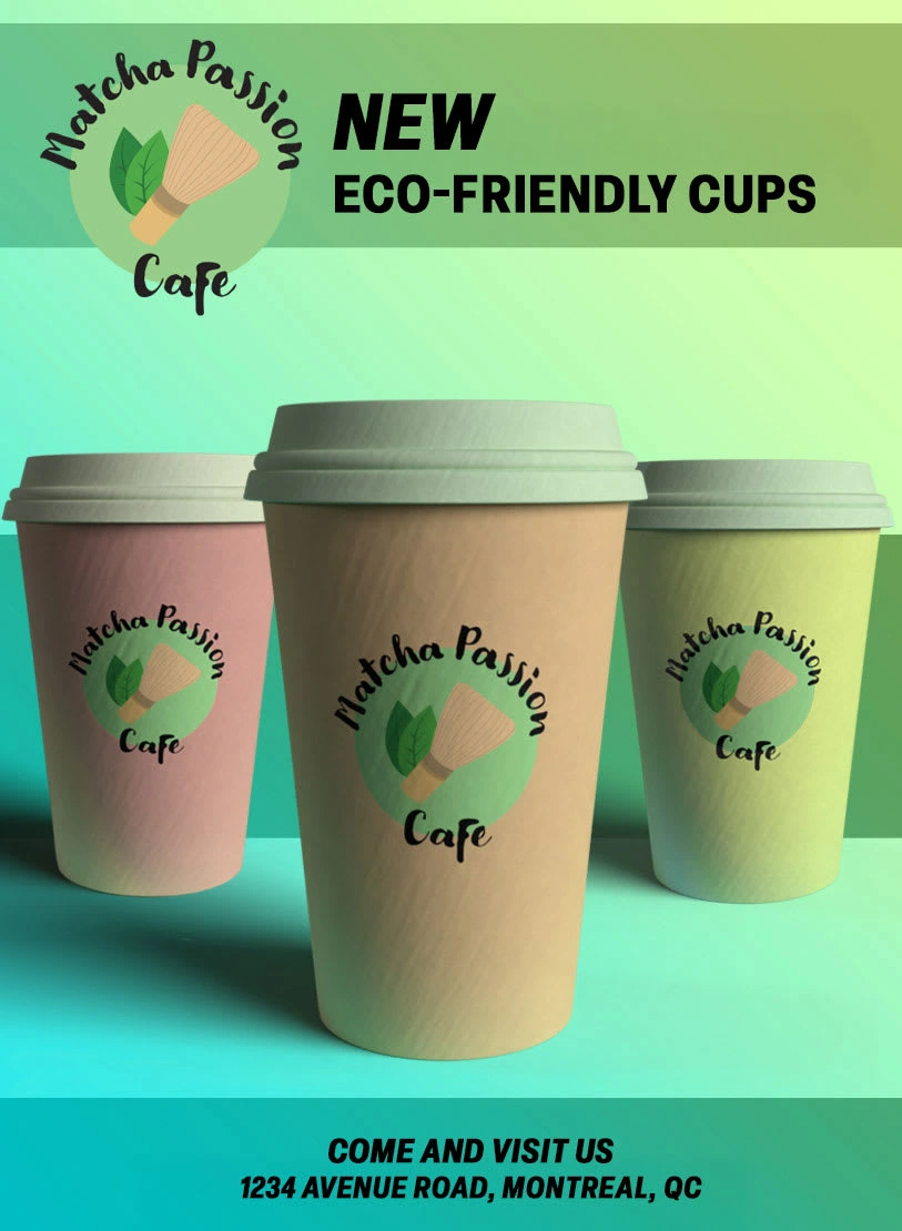 Matcha Passion Cafe Poster