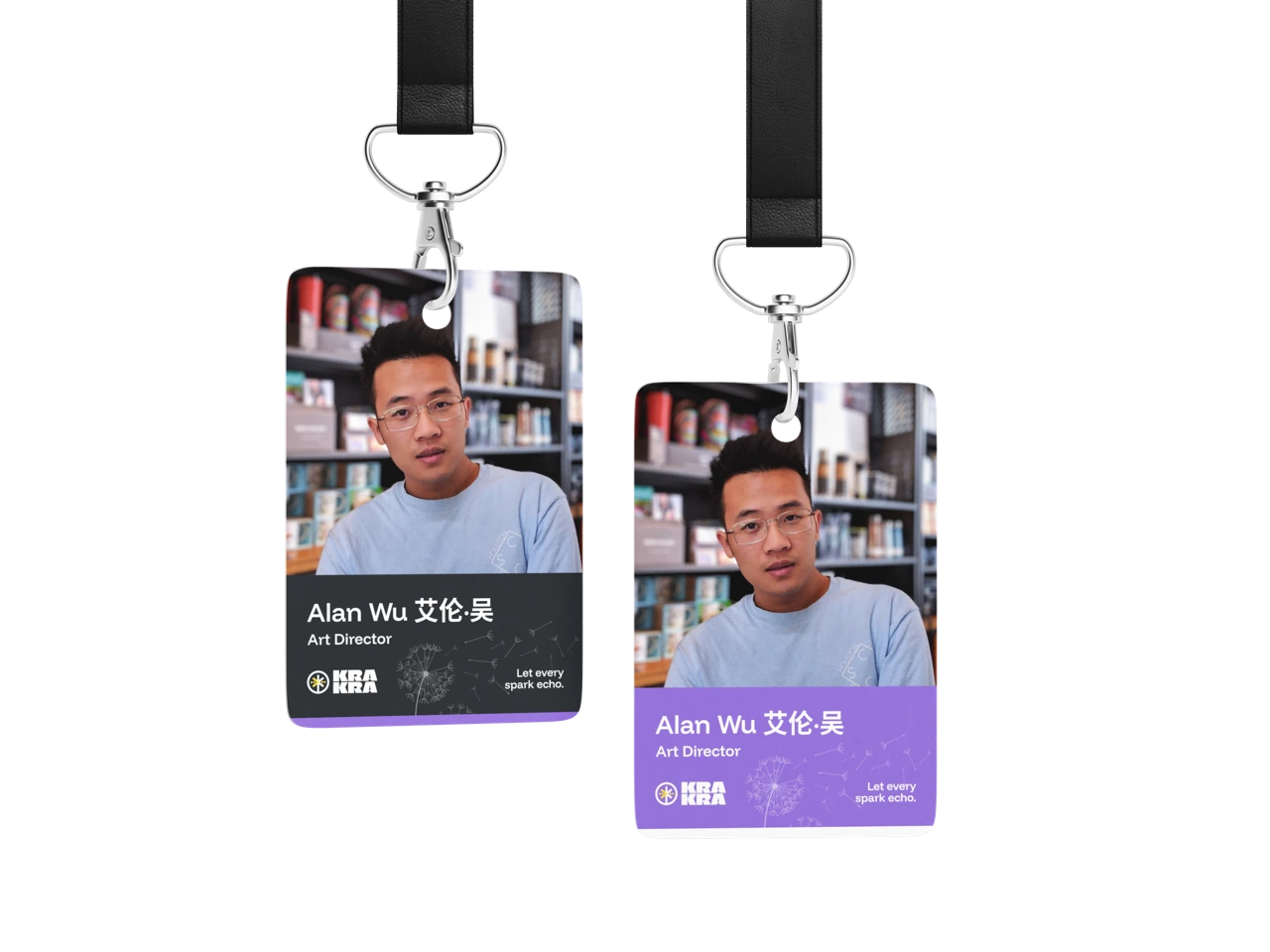 Employee ID design could've up to 3 variants