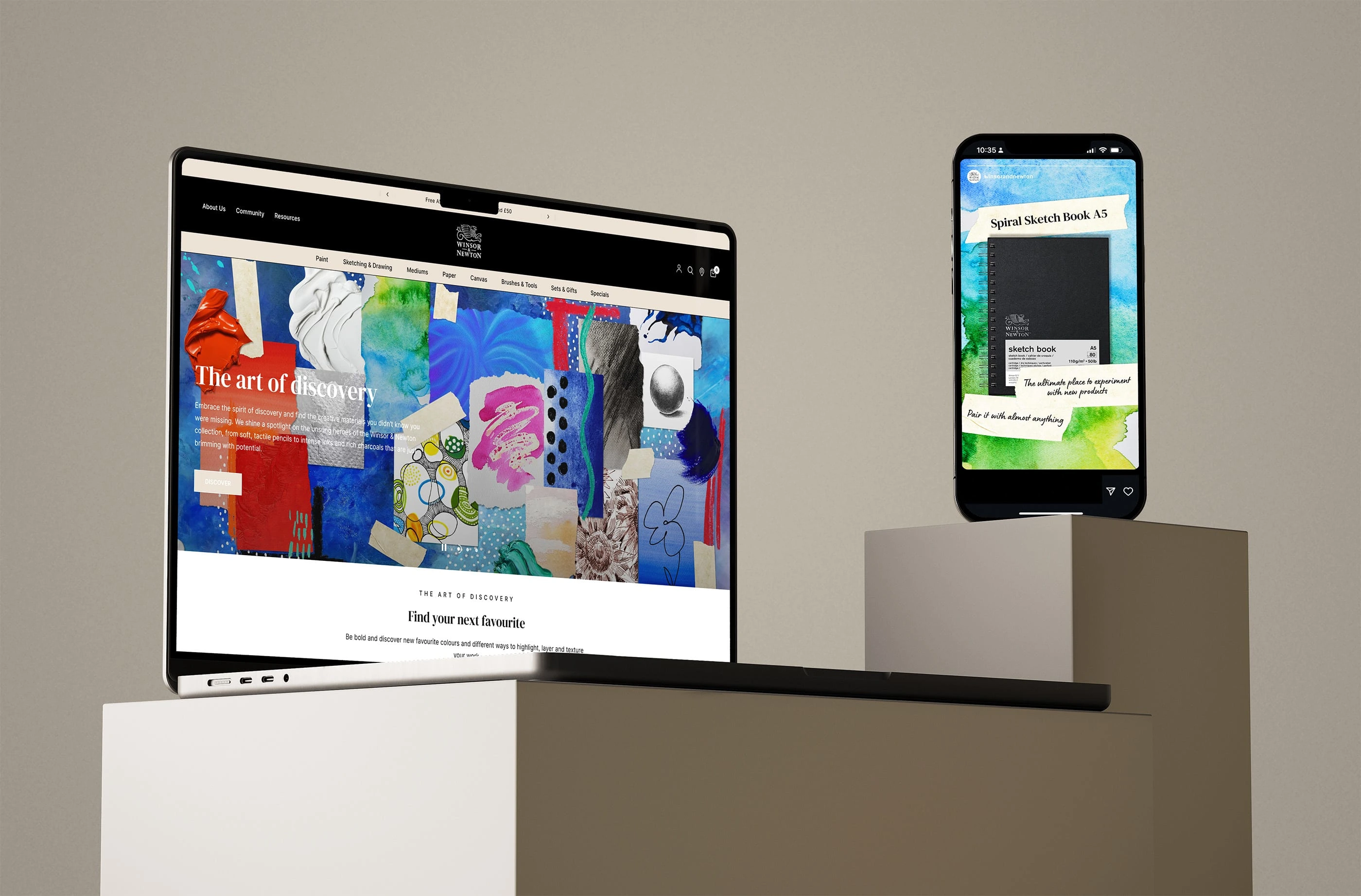 Campaign assets in situ