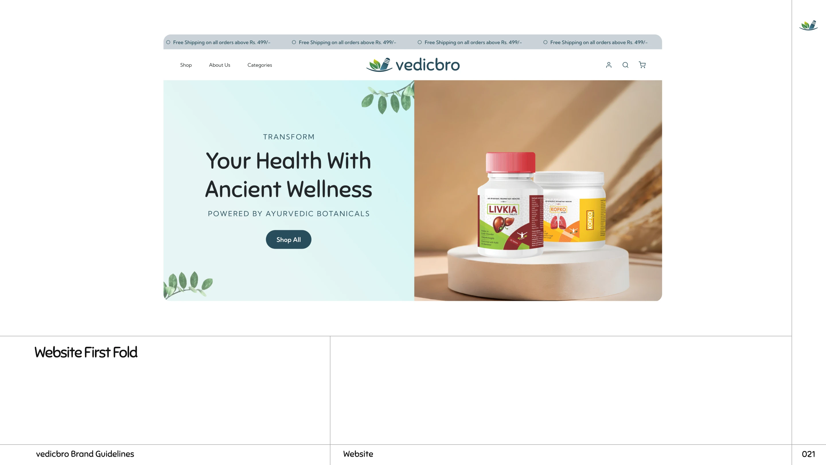VedicBro Website Design