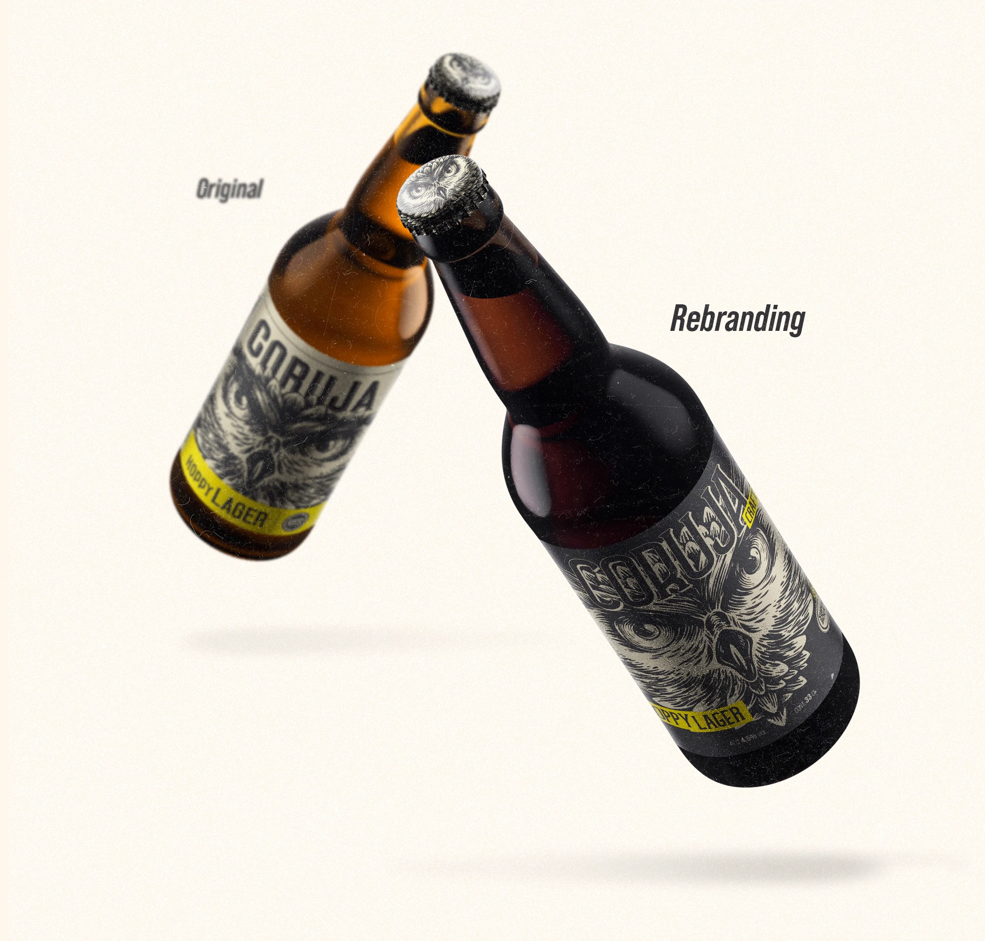 Label Rebranding Mockup