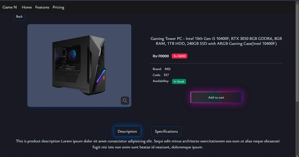 Product View
