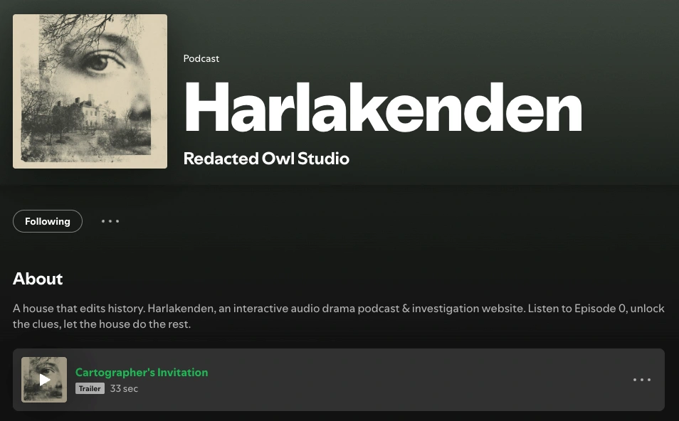 Follow the podcast on Spotify for the upcoming releases. [slated for 2026]
