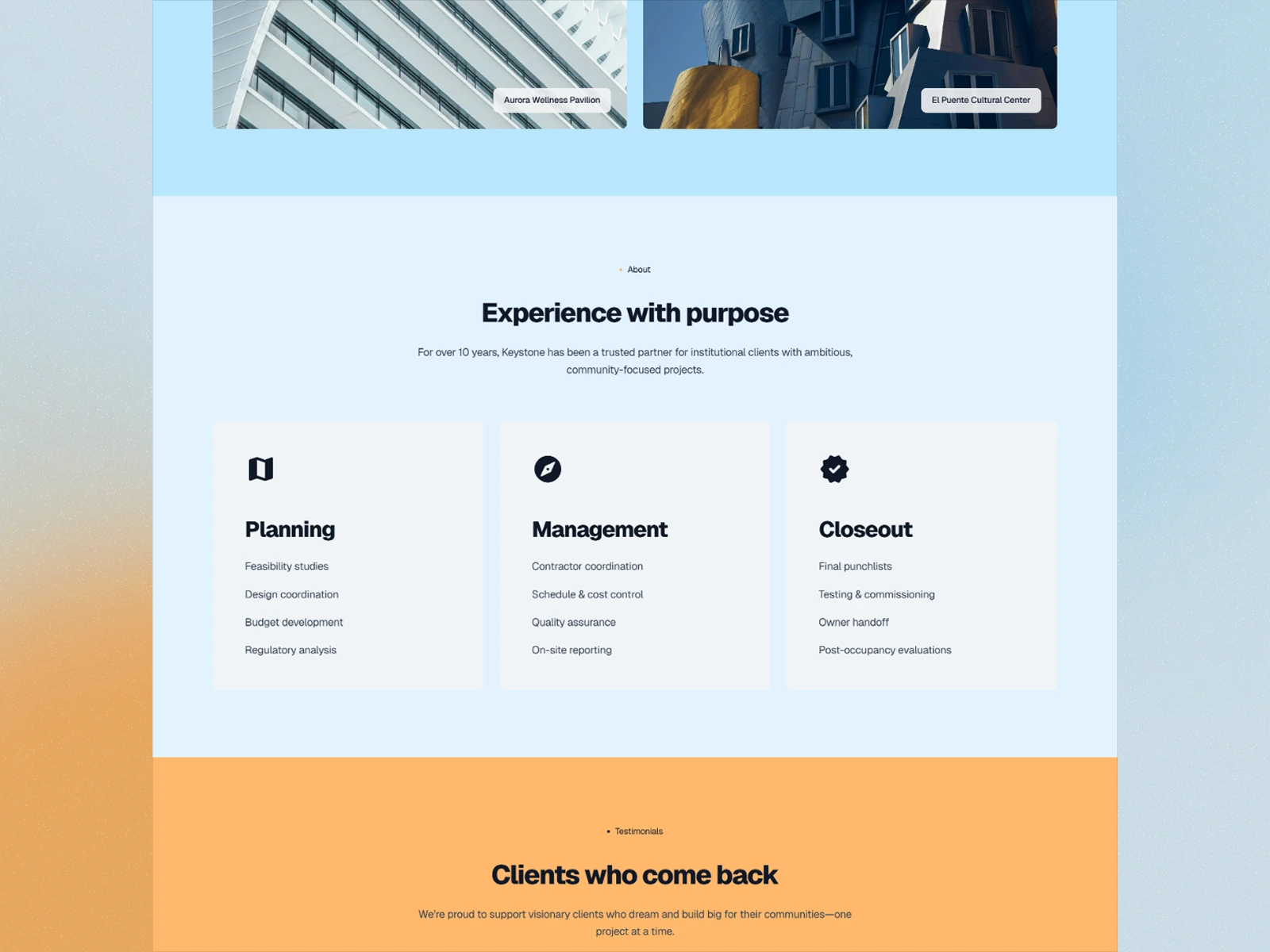Home page