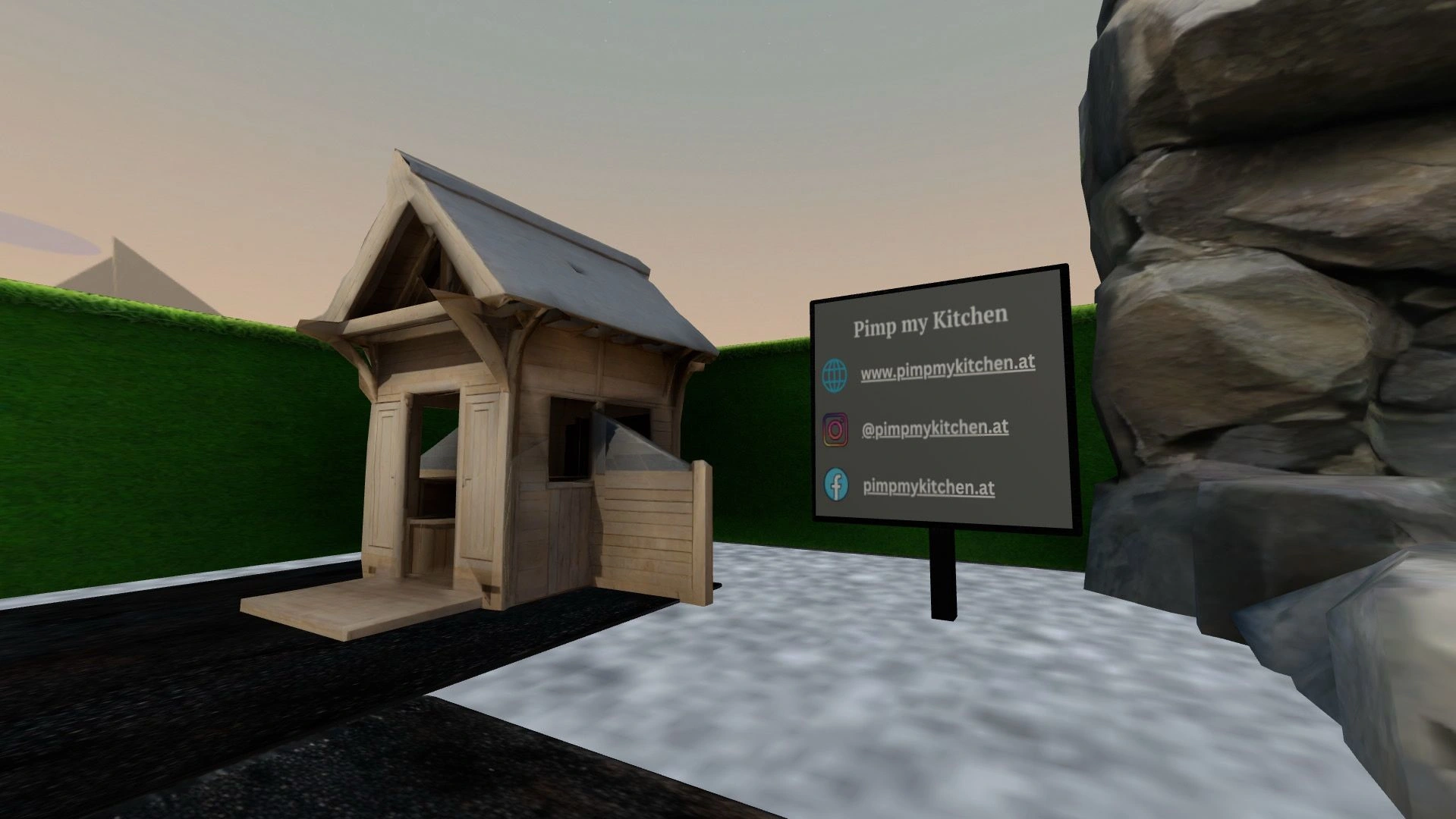 view from outside - kiosk