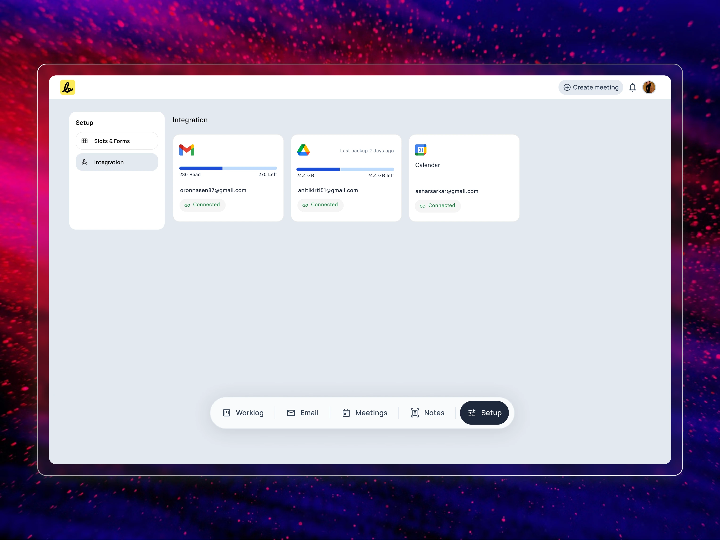 SayBriefly Integration Dashboard