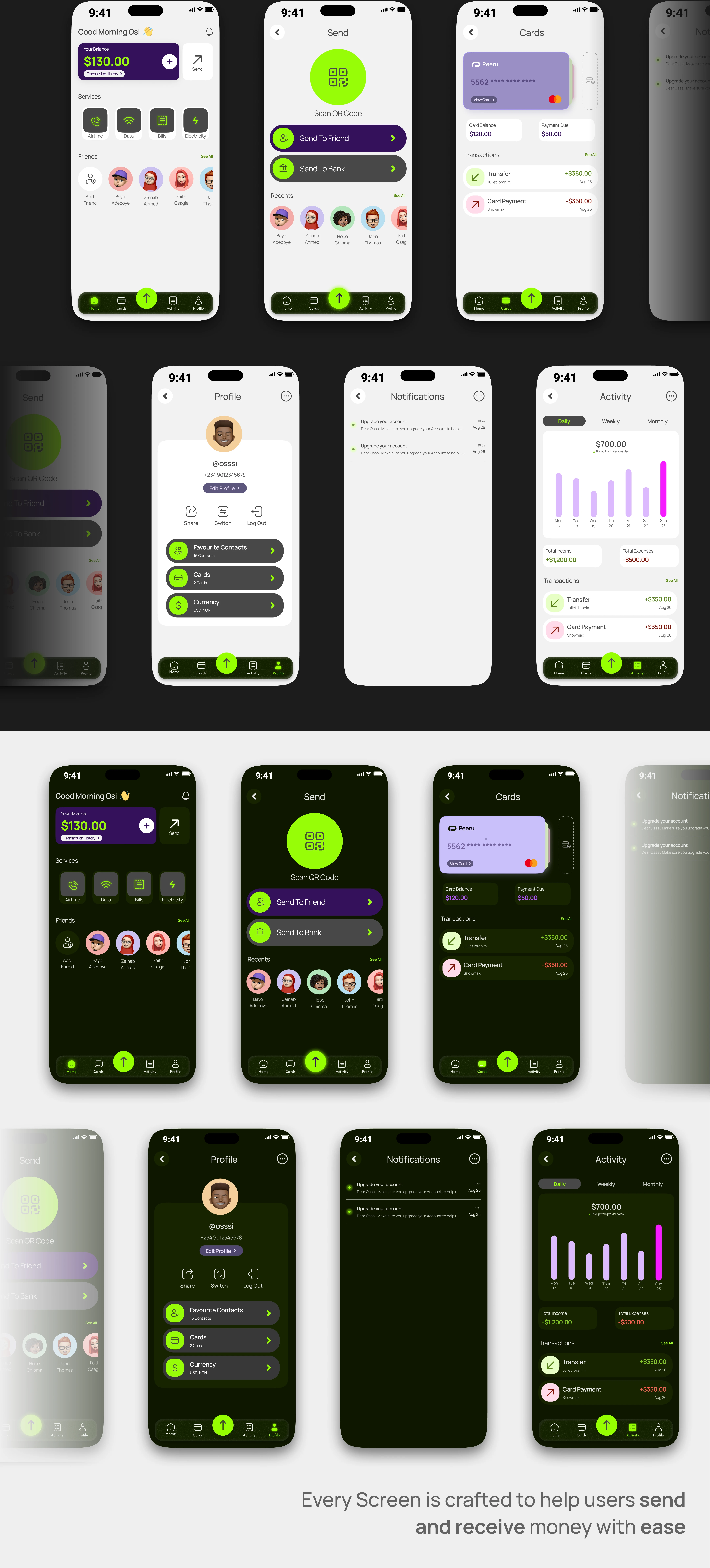 App Screens