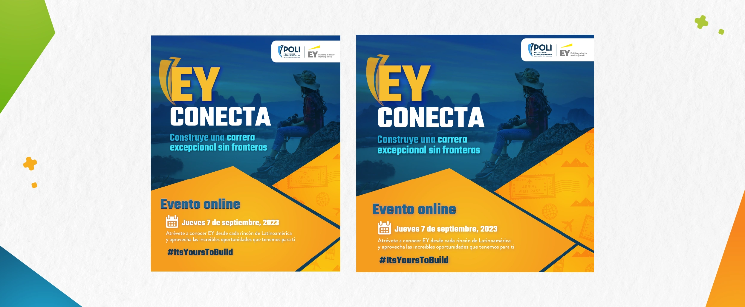 Promotional Ad for the EY Association Virtual event