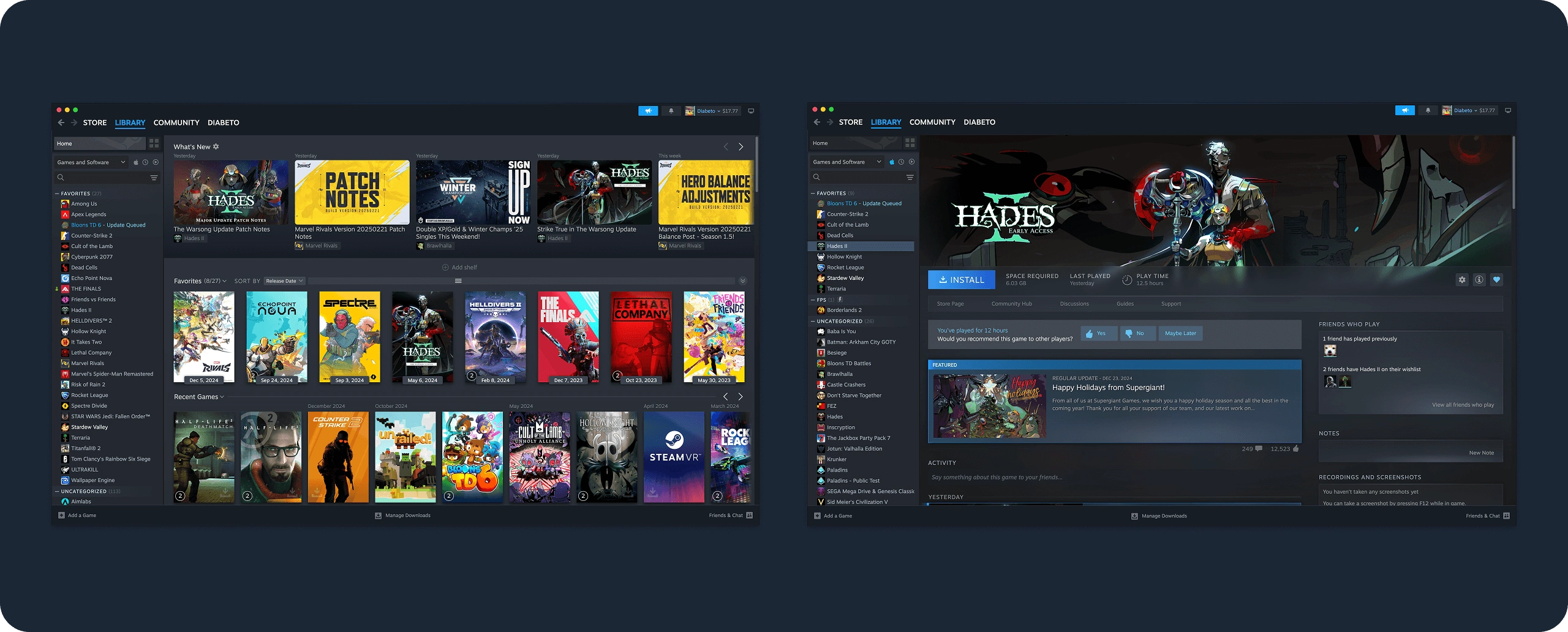 Current Steam Application