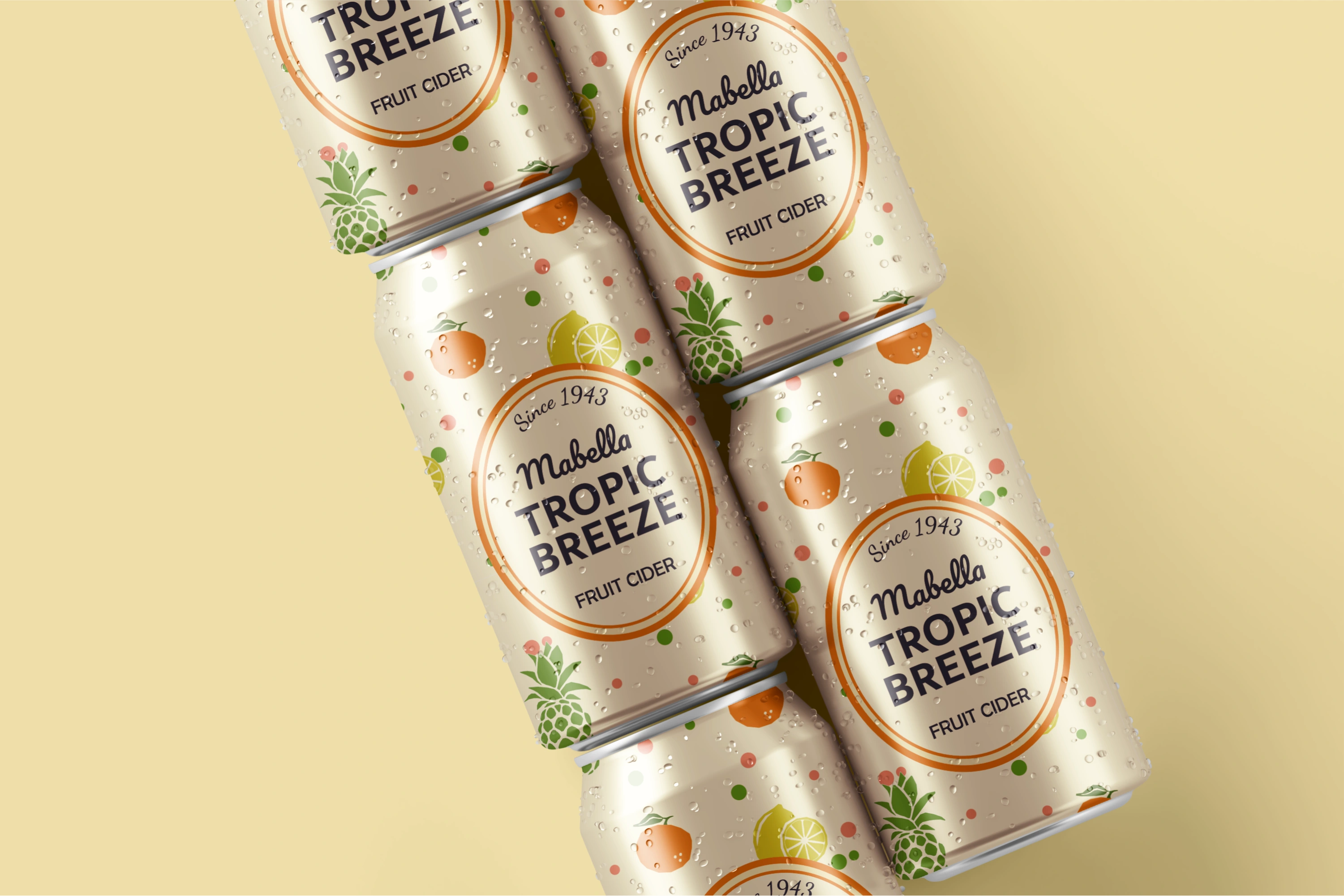 5 cans of tropic breeze