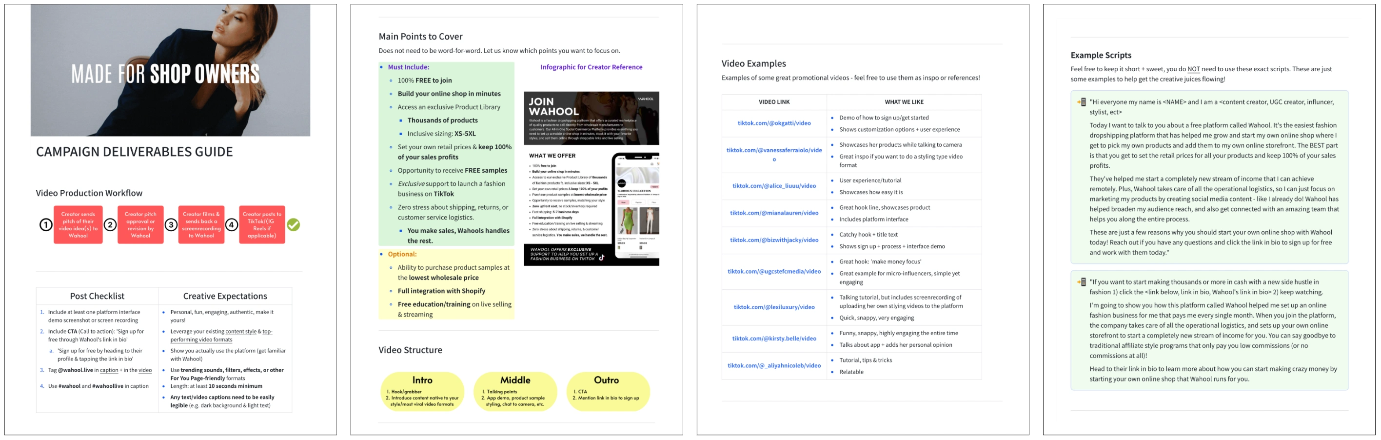 Campaign Bried - Long-term Creator Partnership Guidelines & Ad Scripts
