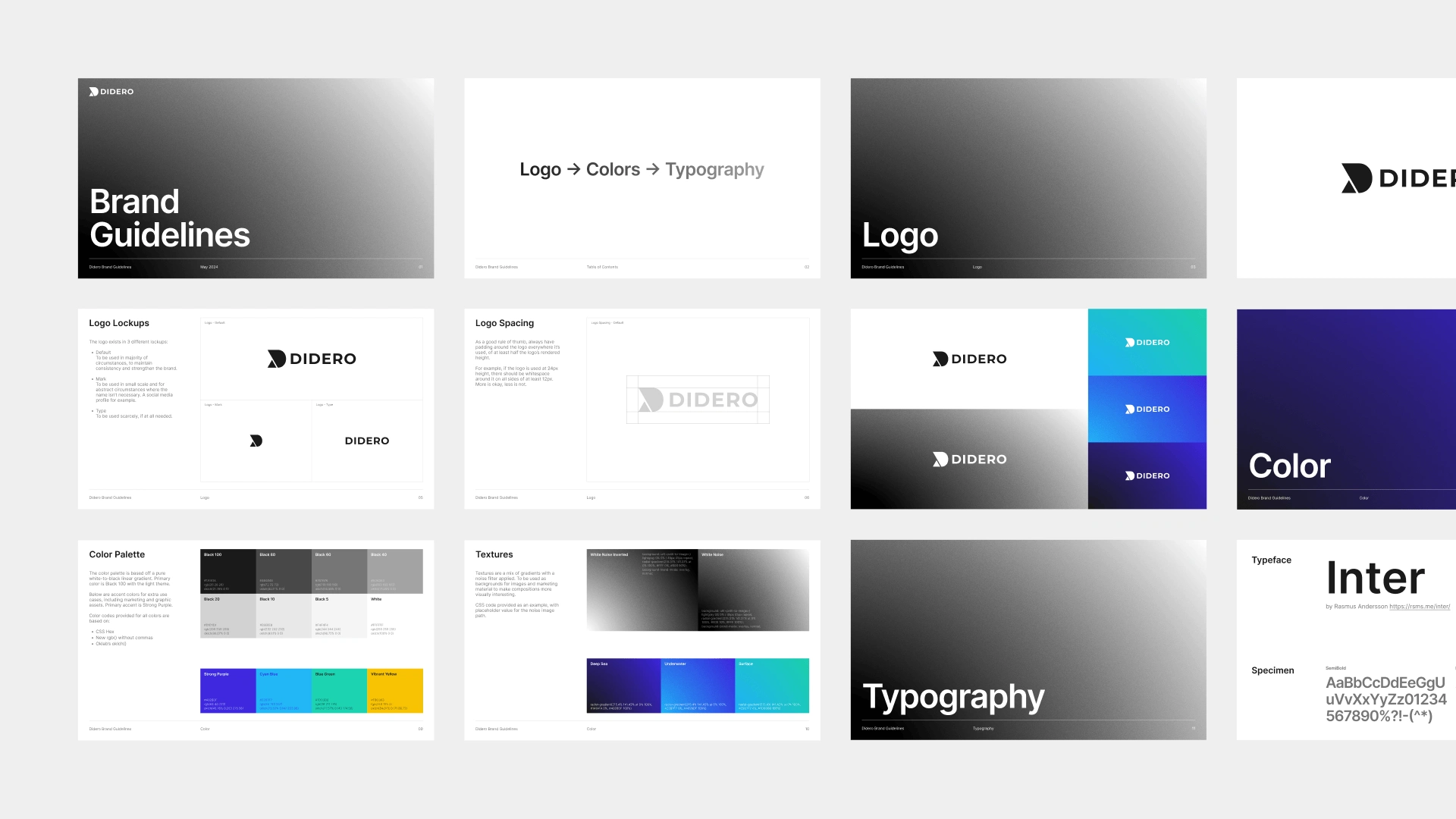 Brand guidelines and specs