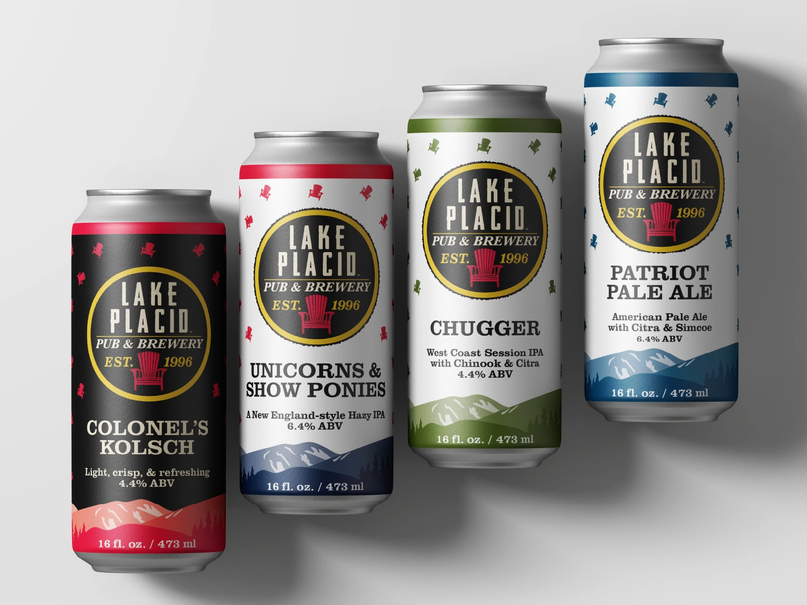 Can label template for the Lake Placid Pub.
