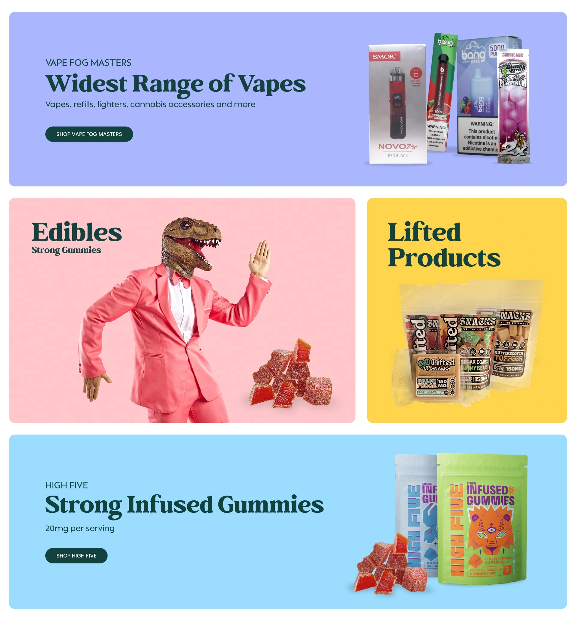 Product Category Mockups