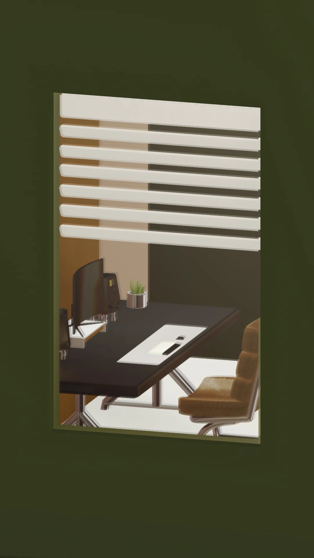 Looking through the window