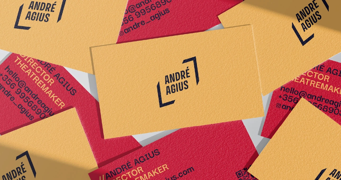 Personal branded business cards