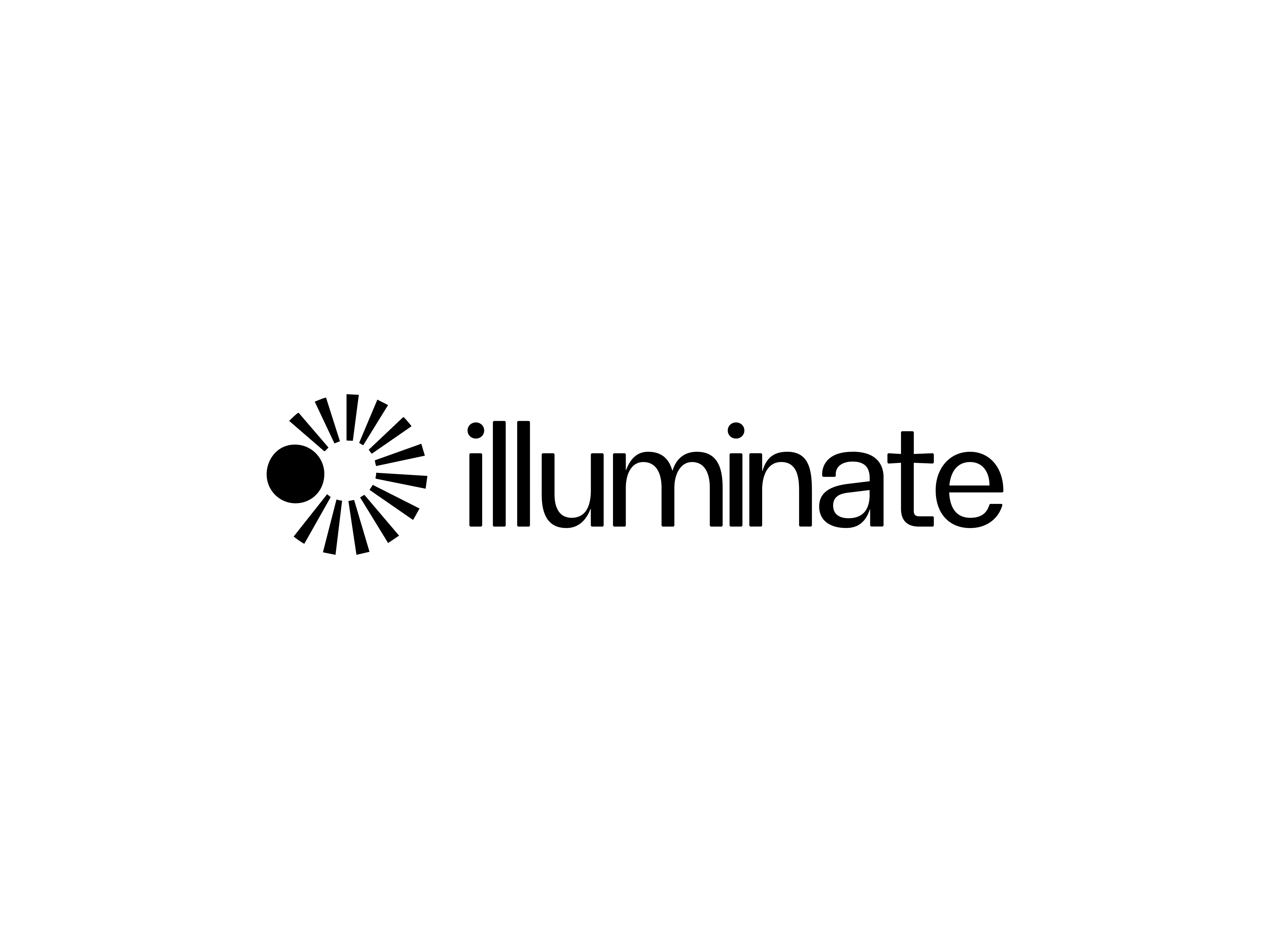 Logo on Black and White