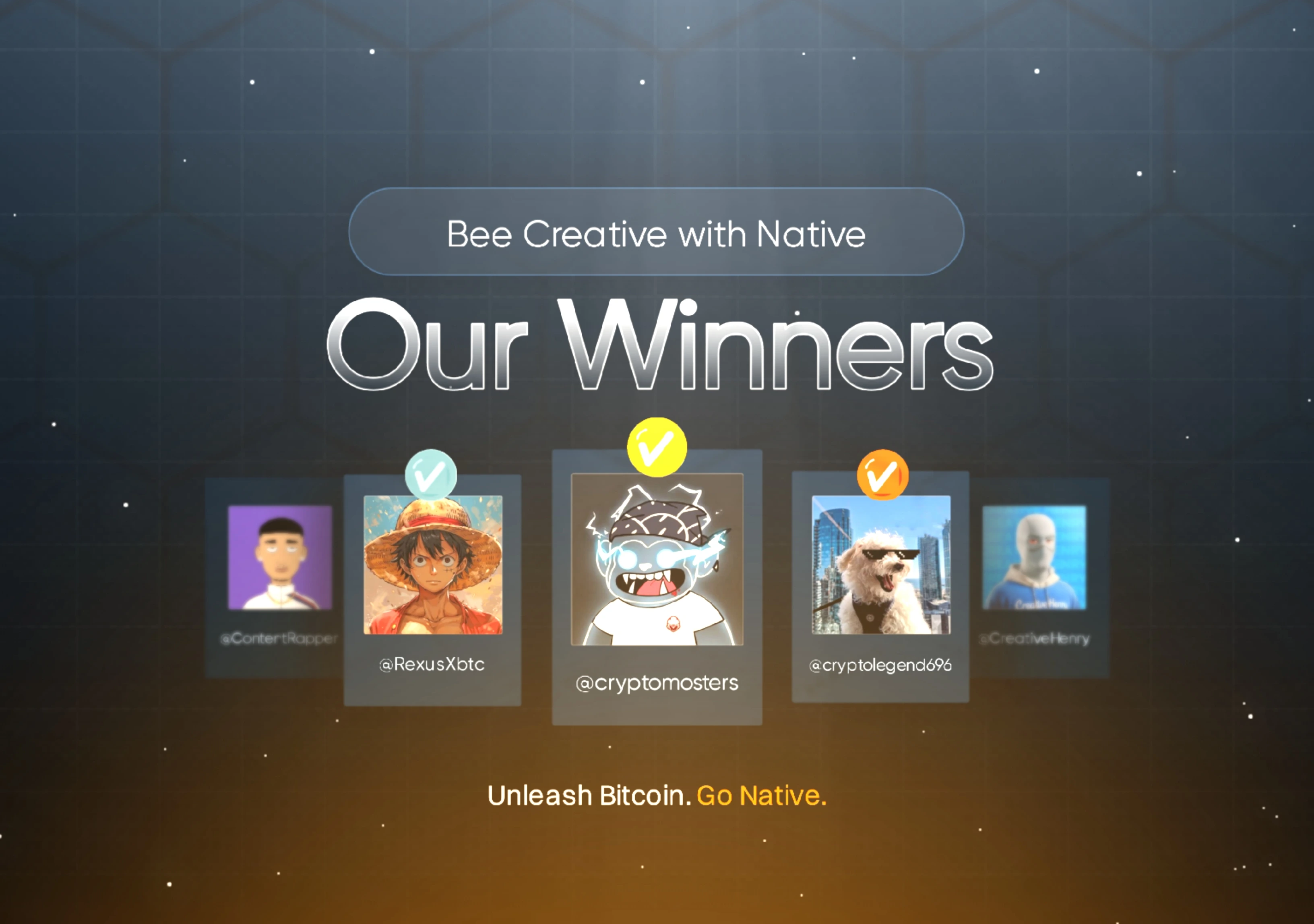 Creator announcement design