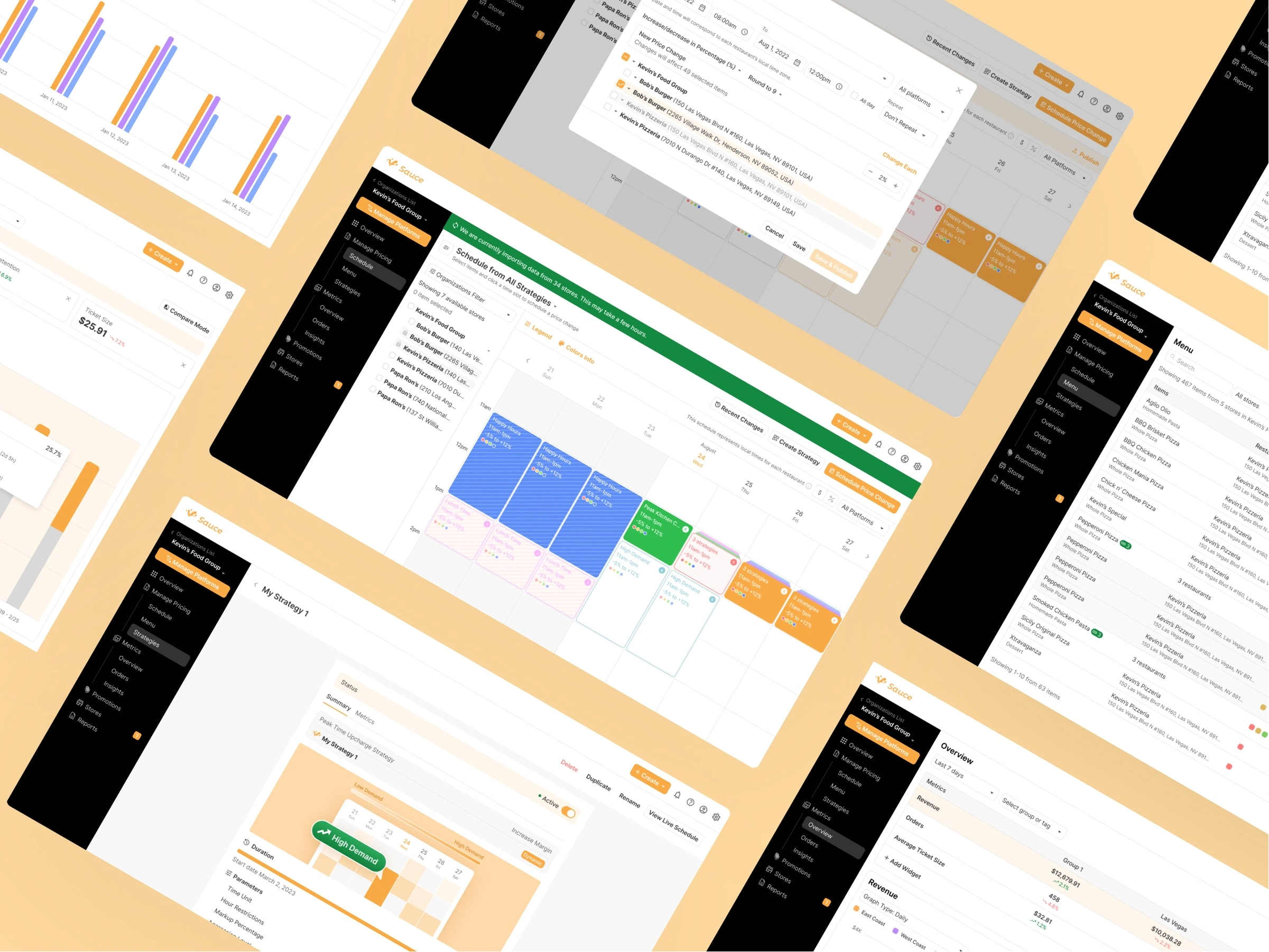 Sauce Interface Design