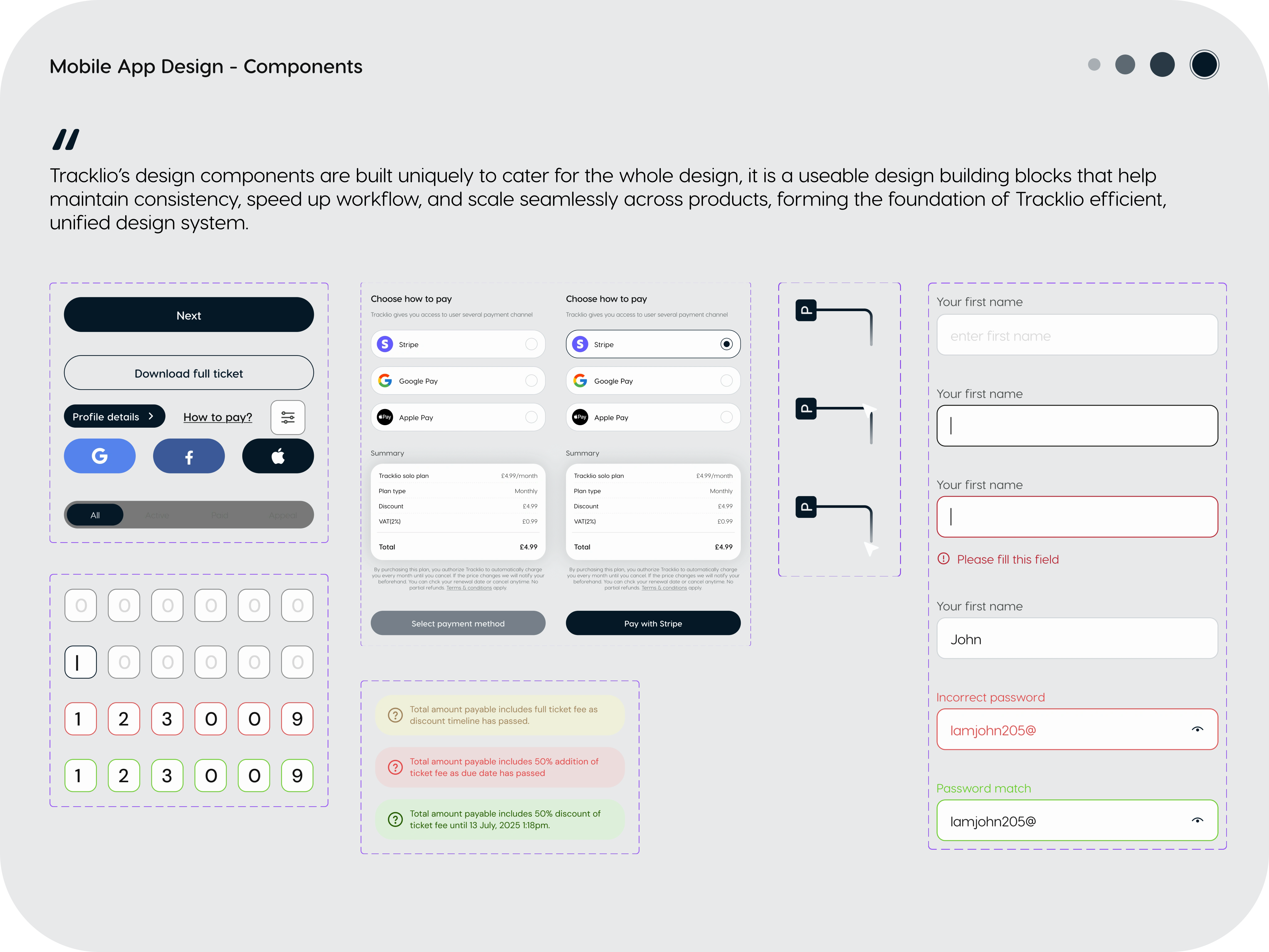 Mobile App Design - Components
