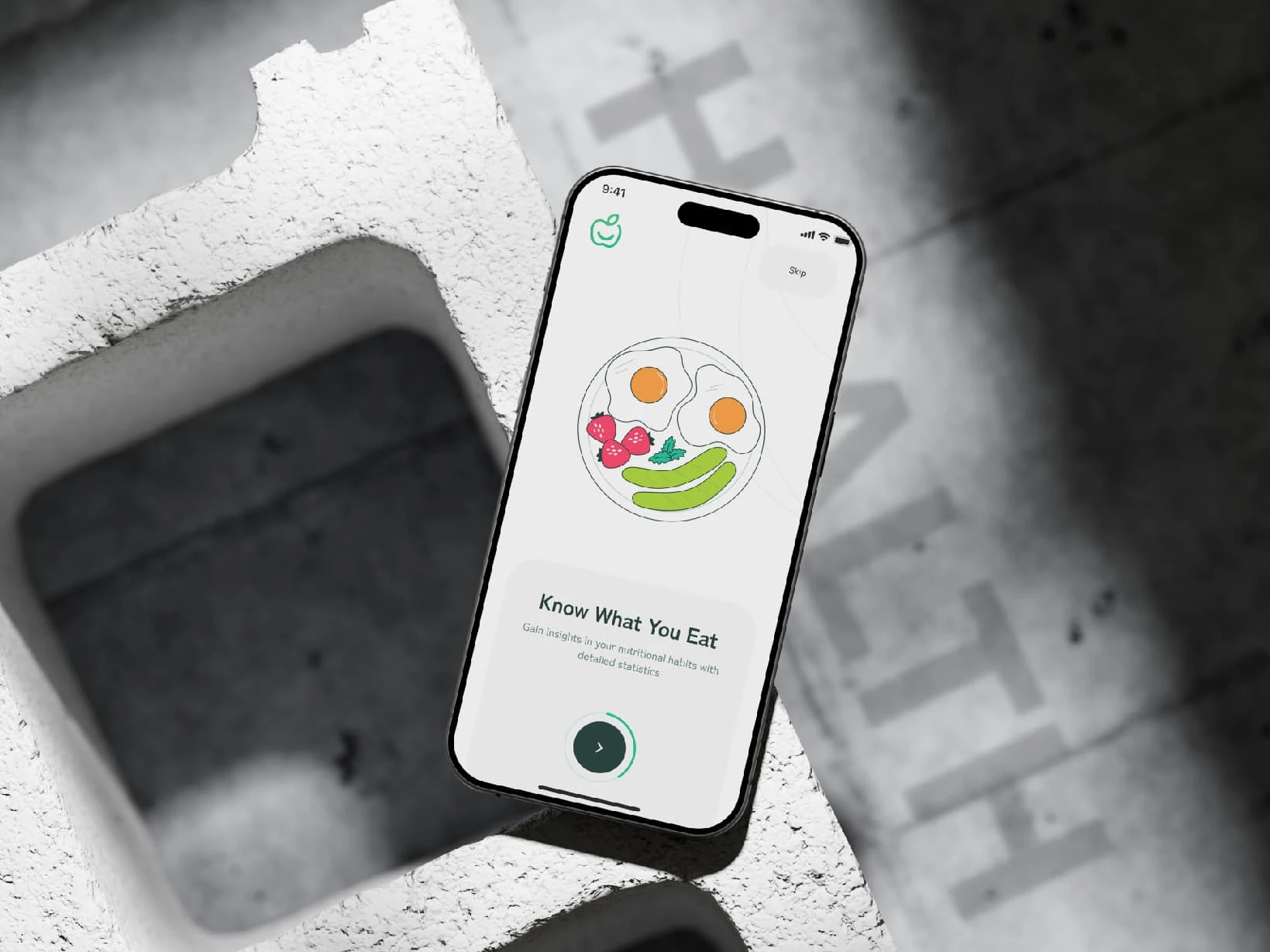Get insight about what you eat using the app.