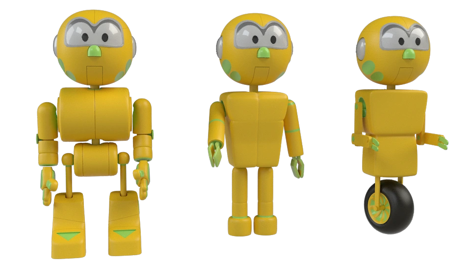 A few iterations and options as the character would progress