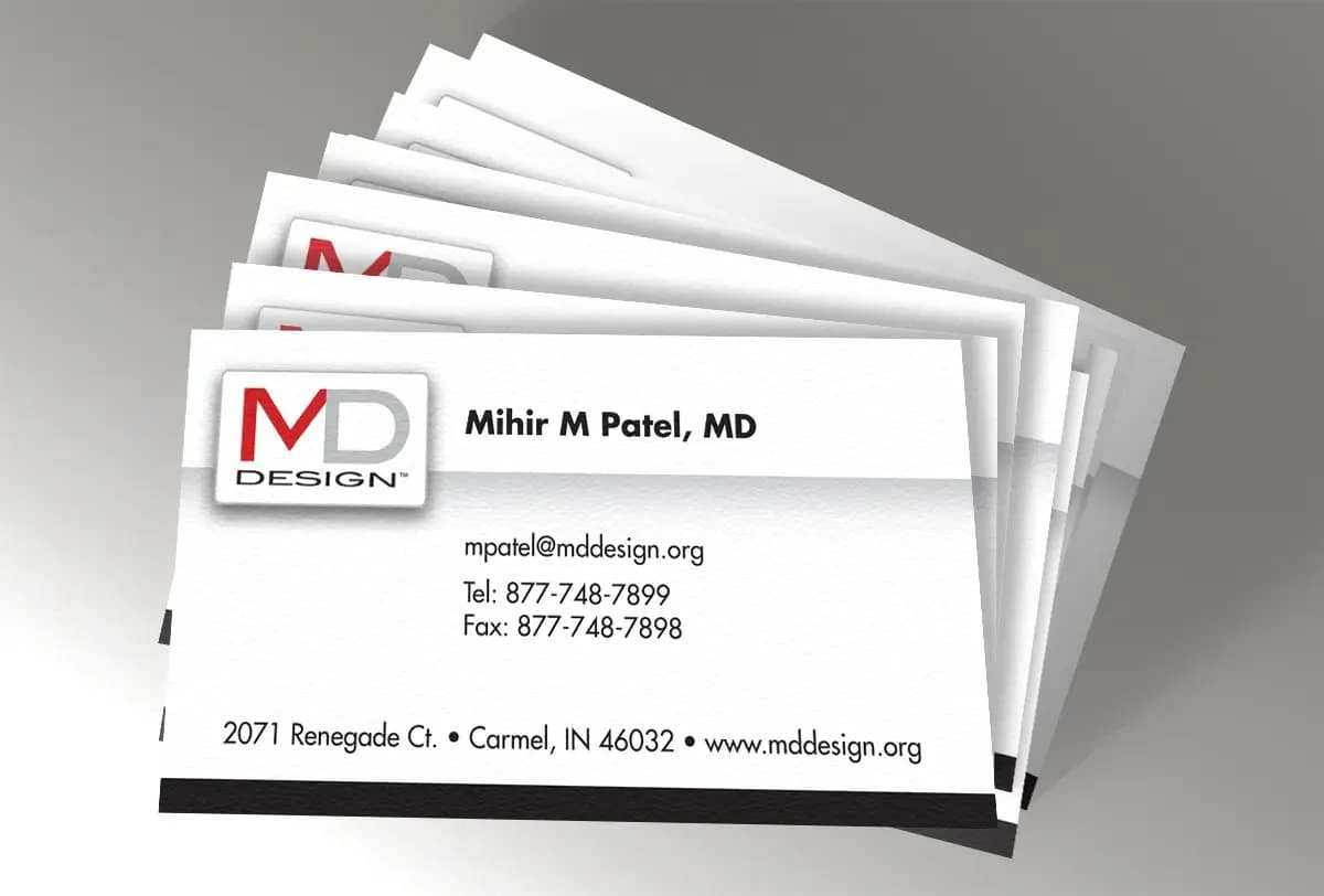 Business Cards - Layout done in InDesign.