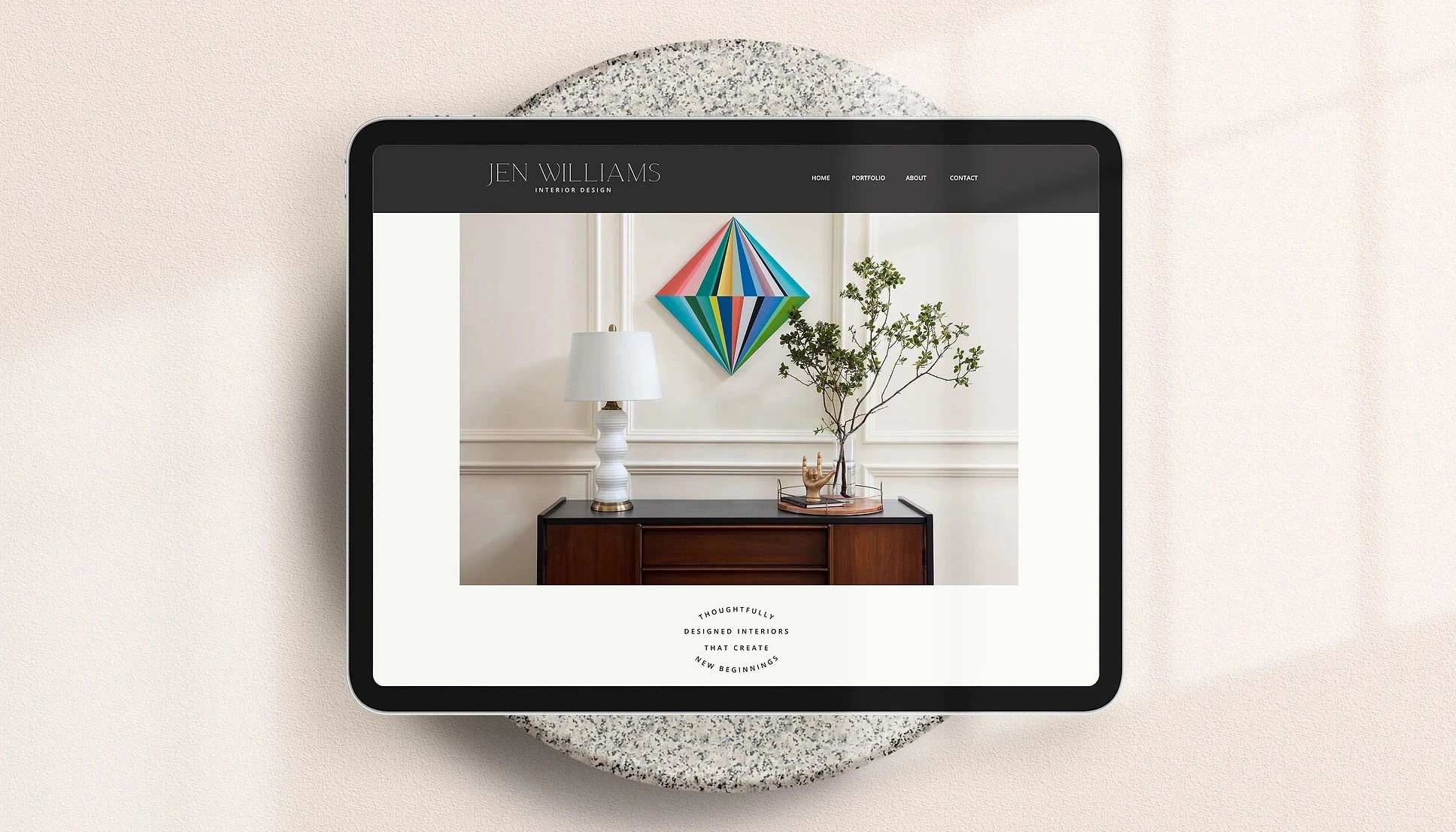 Jen Williams' Homepage design