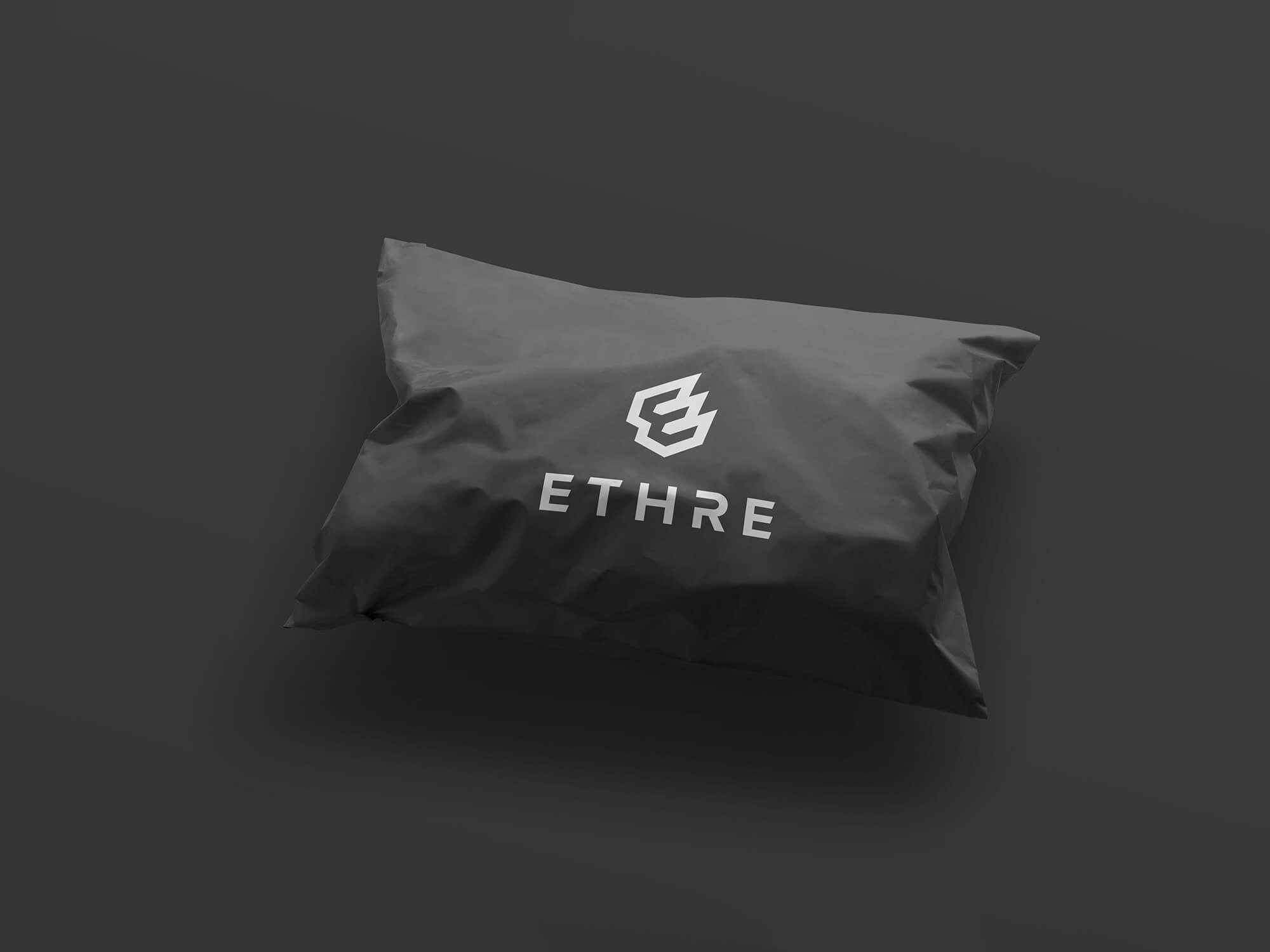 Logo on paper package