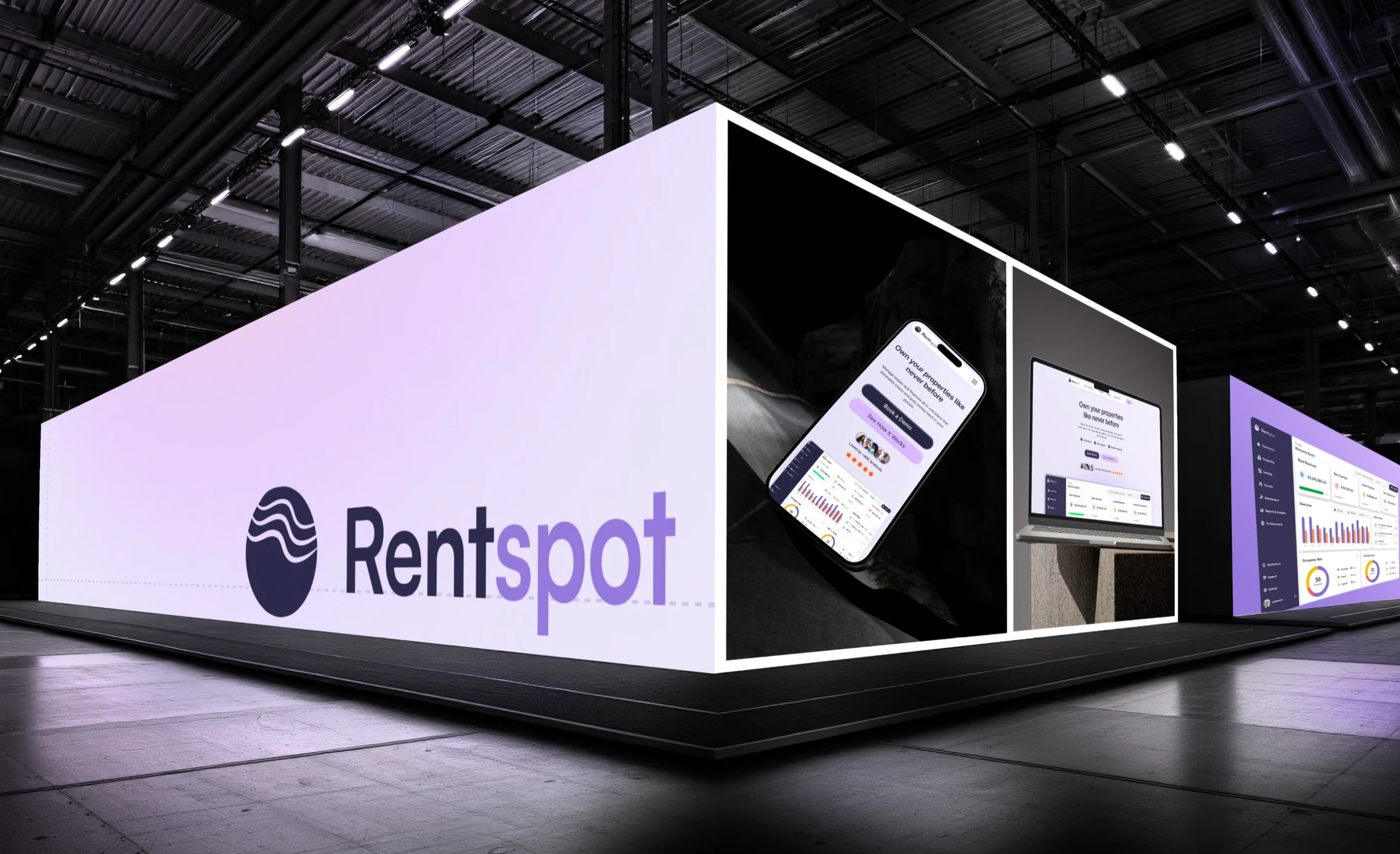 Large format displays, such as for events or advertising
