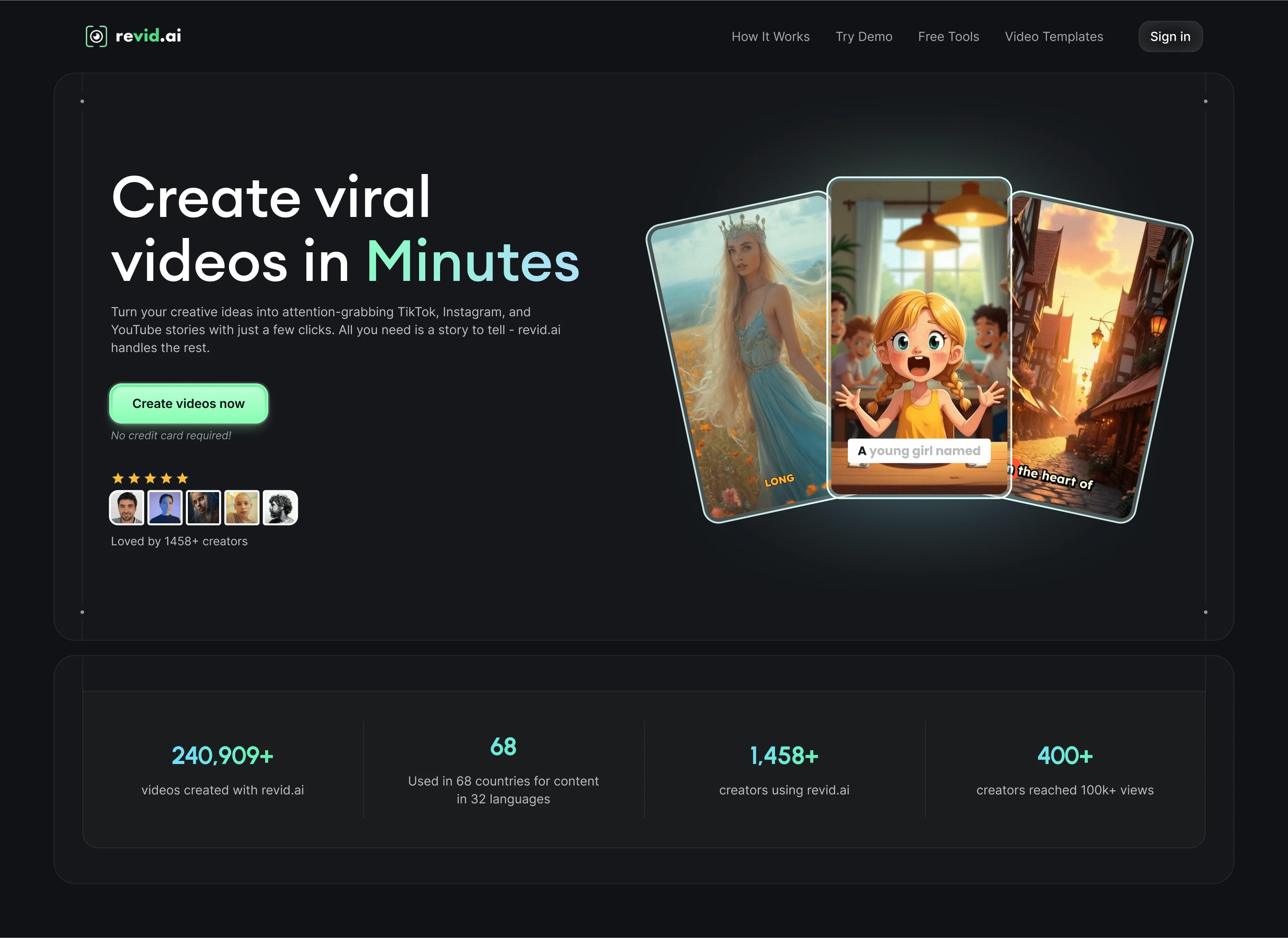 Landing Page Preview - Hero Section.
