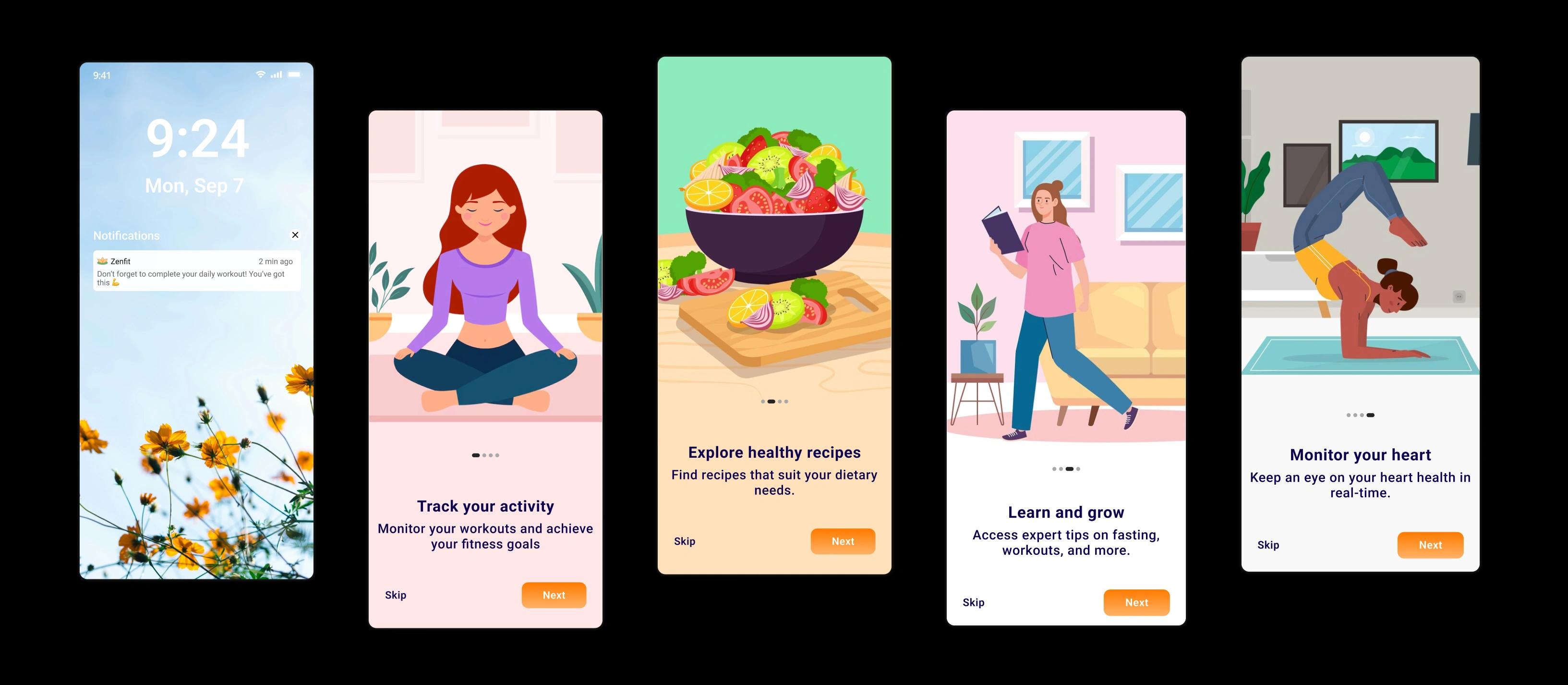 Onboarding Screens