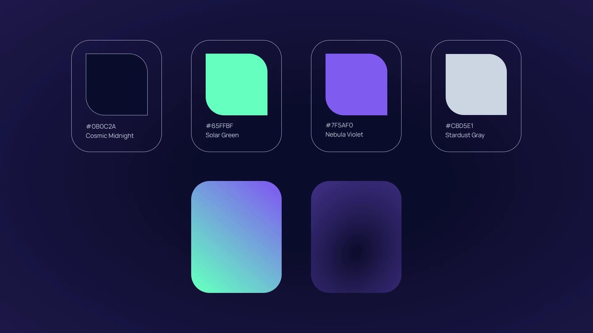 RYMD's color palette