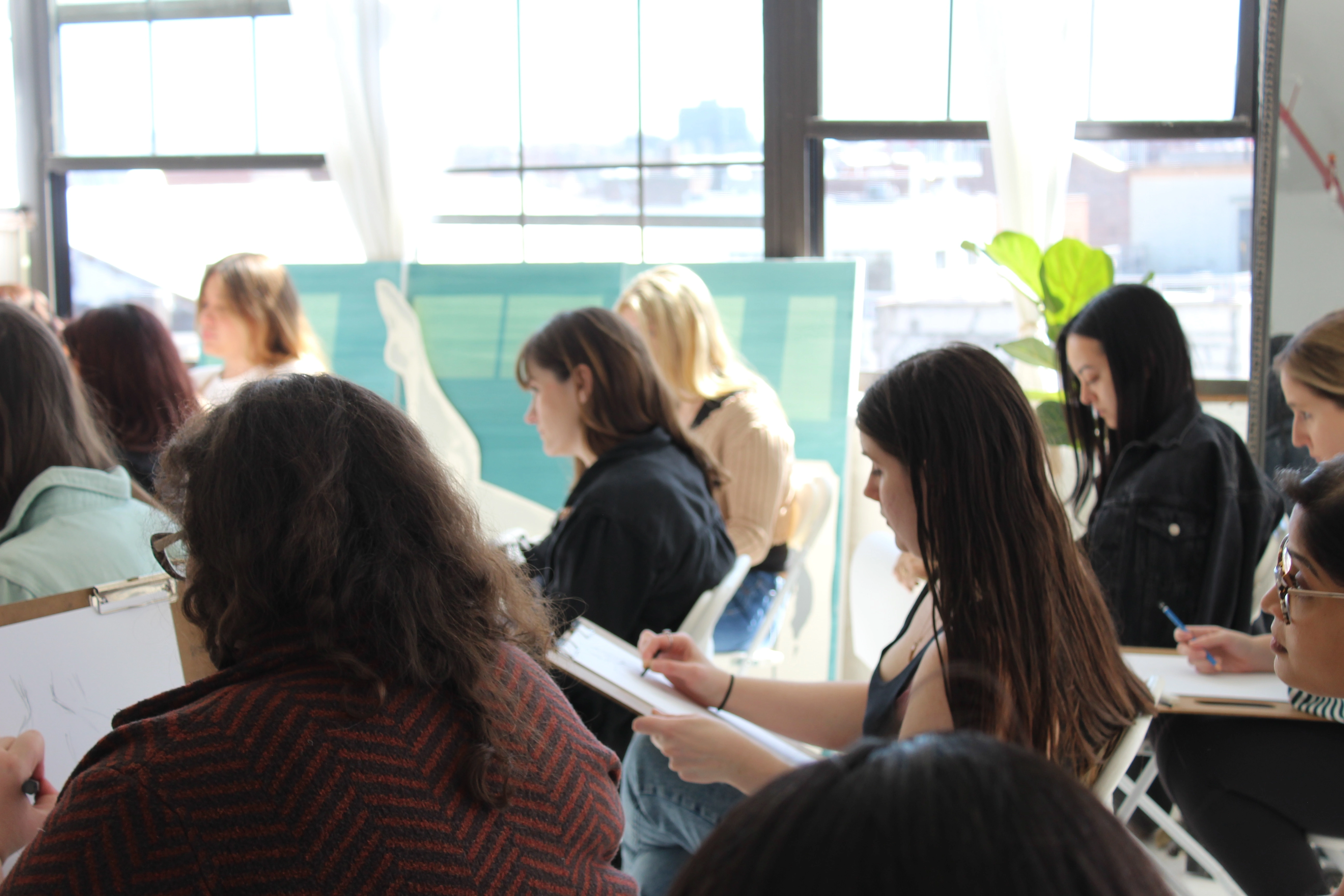 Girls Who Meet Brunch n Draw 