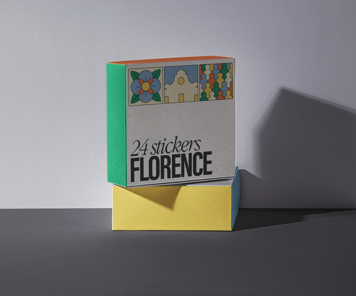 Mock up 24 Stickers Pack