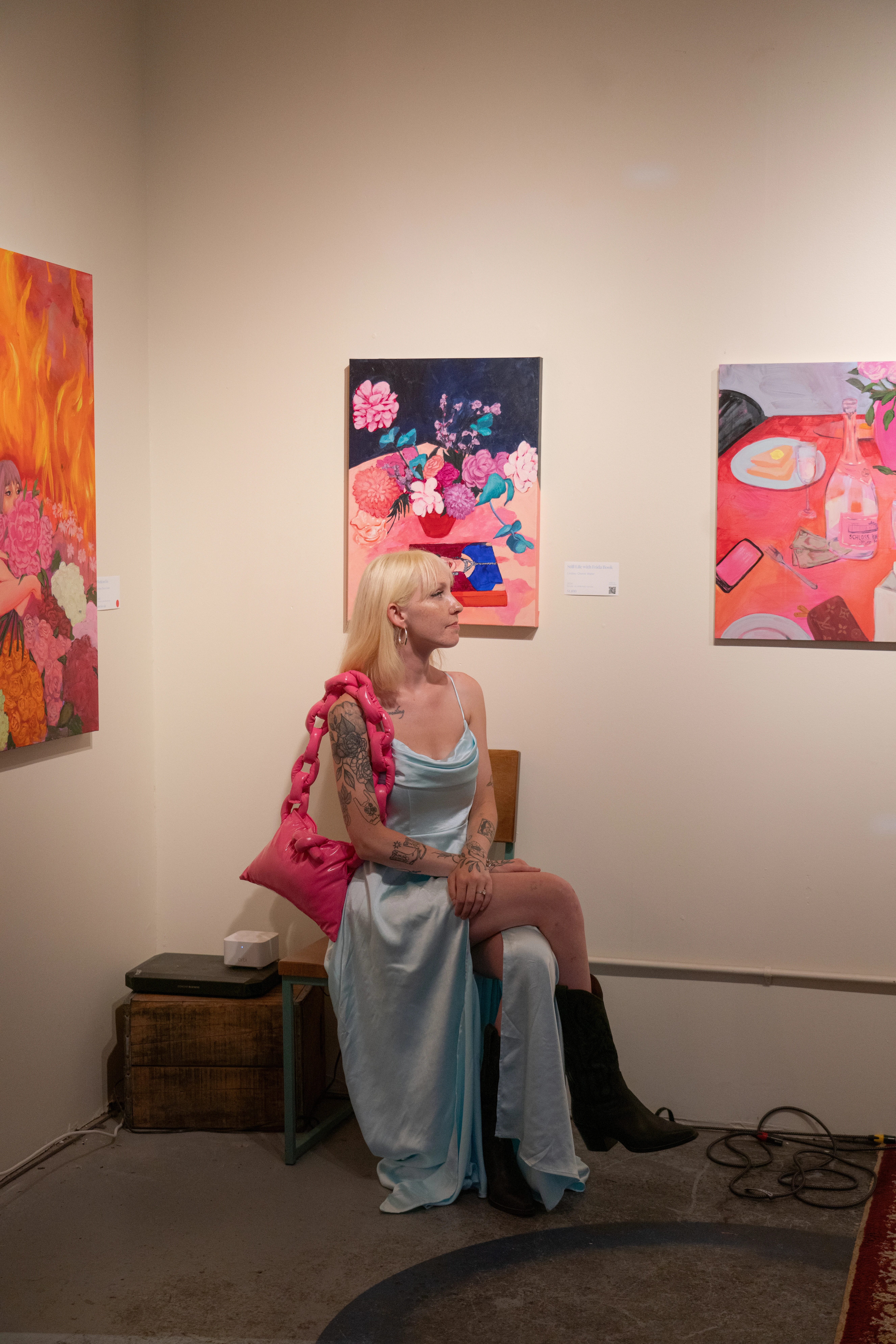 Photo of Lindsey Cherek Waller by Heidi Drechsel at Care-Full: An Art Gala
