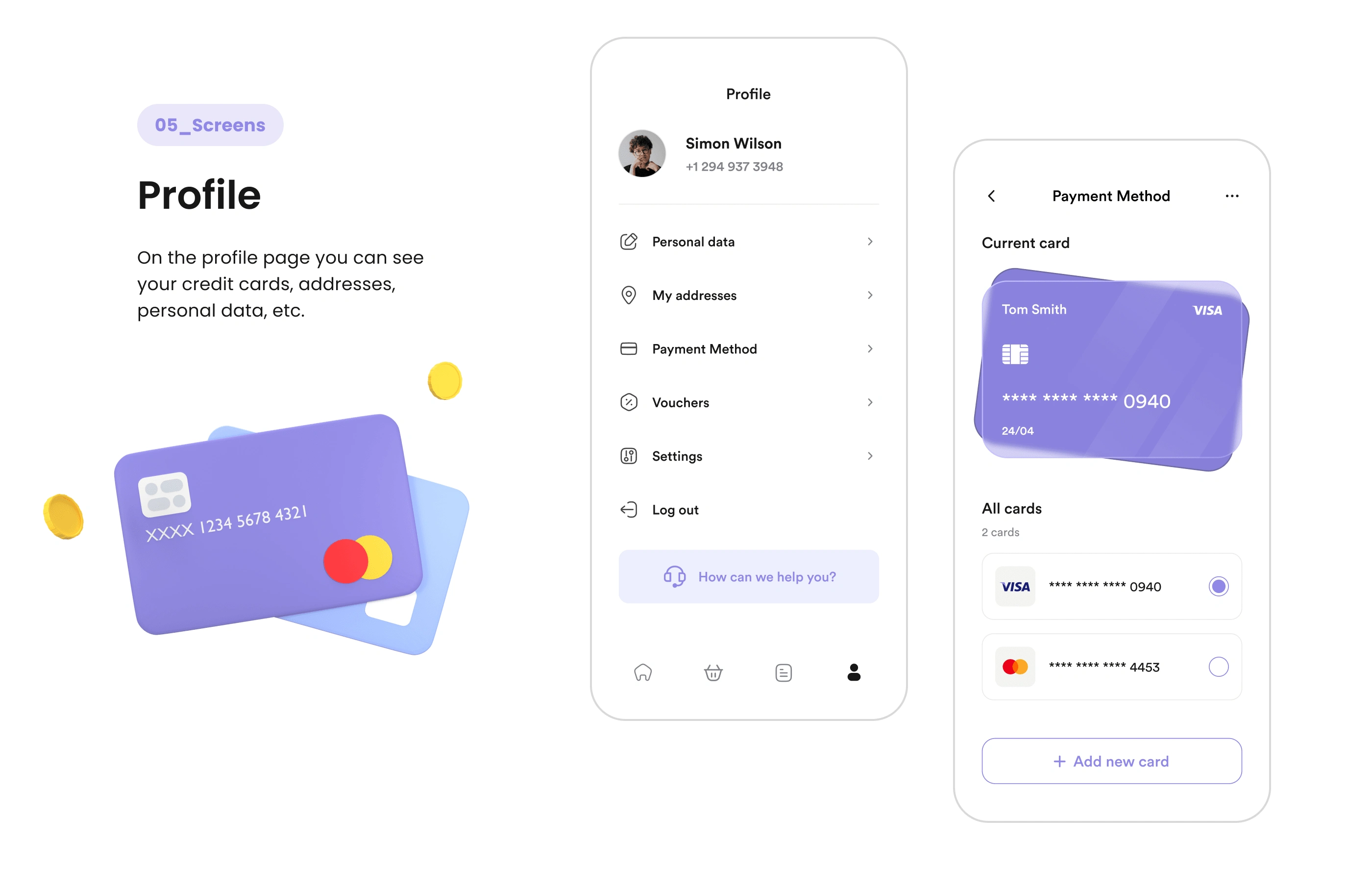 A personalized space for users to manage their account details, order history, and preferences.