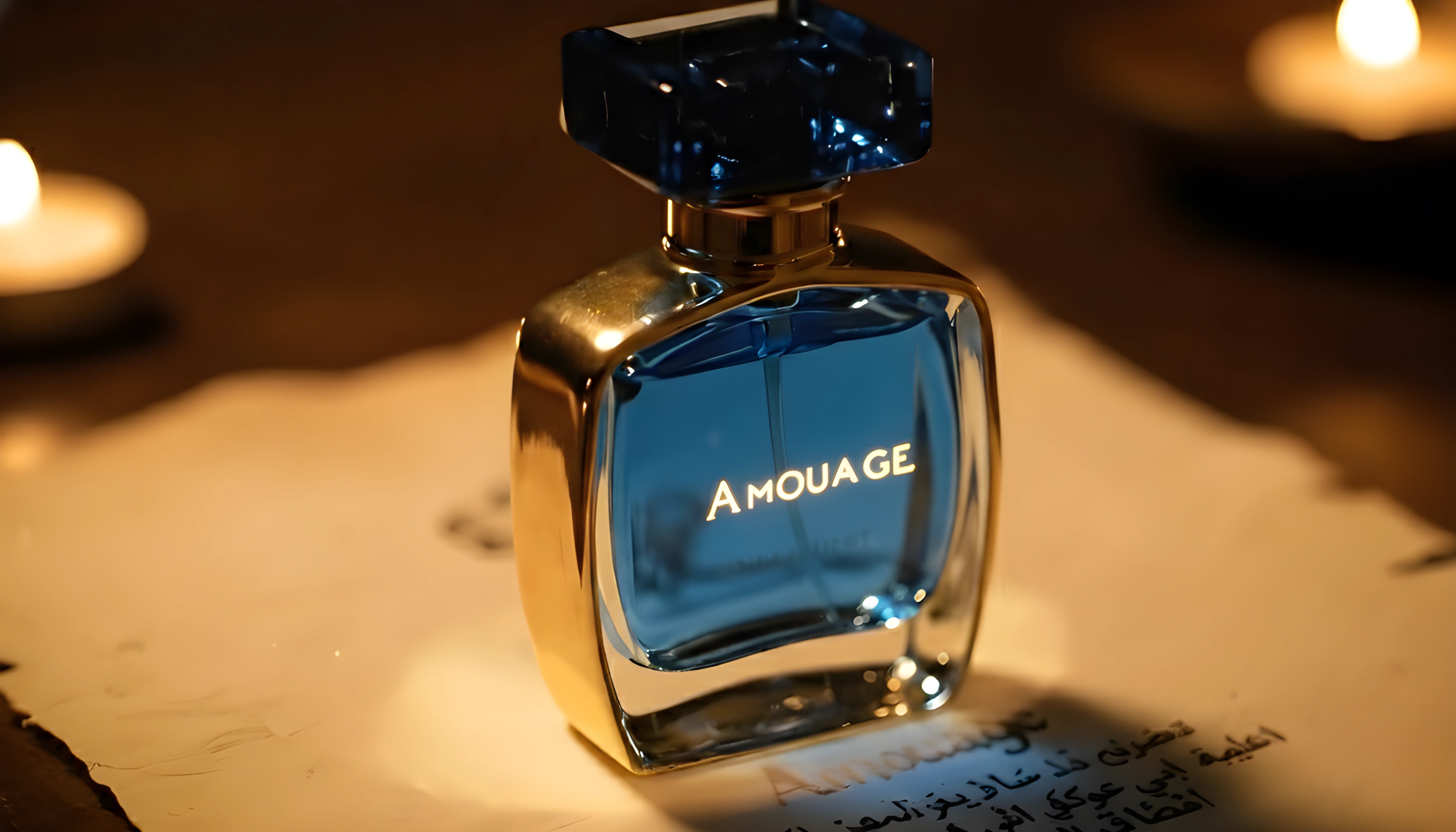 Conceptual parfumes bottle