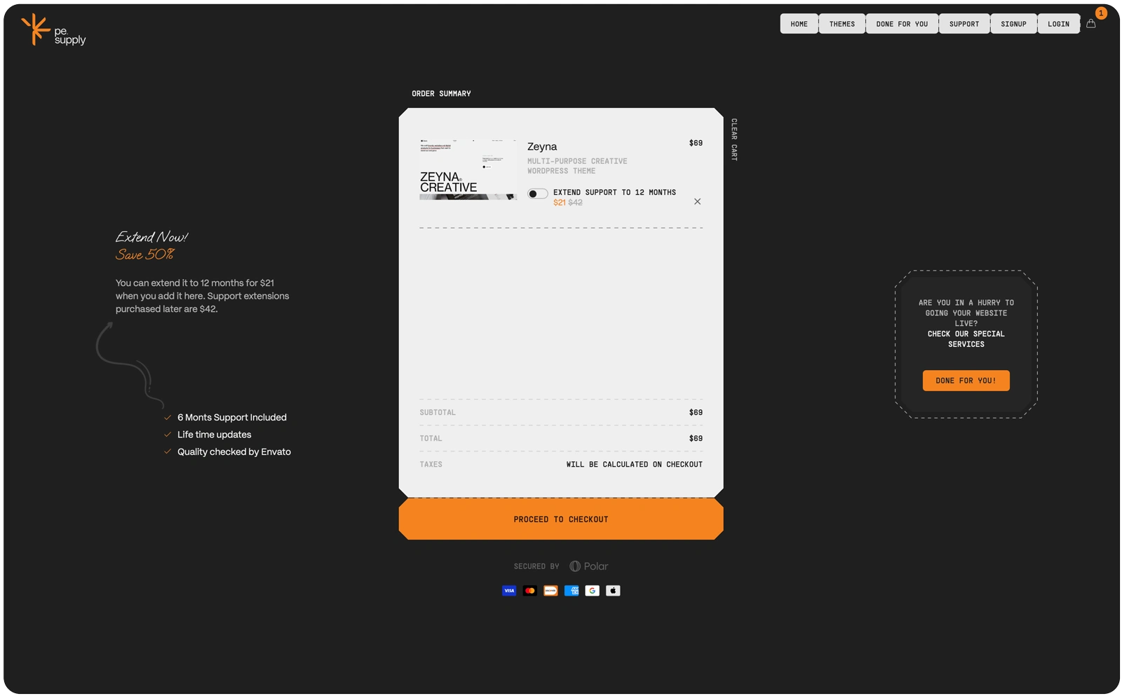 Cart Page