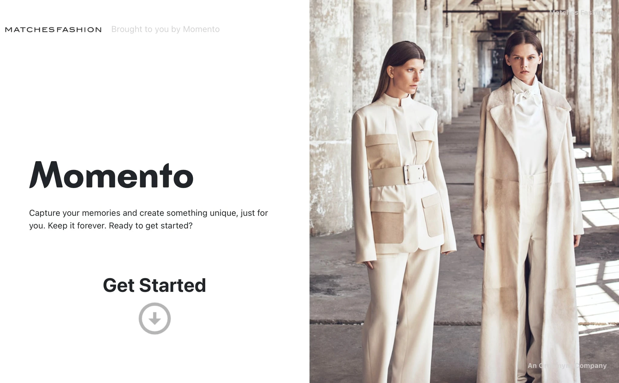 Matches Fashion using Momento for in-person data capture