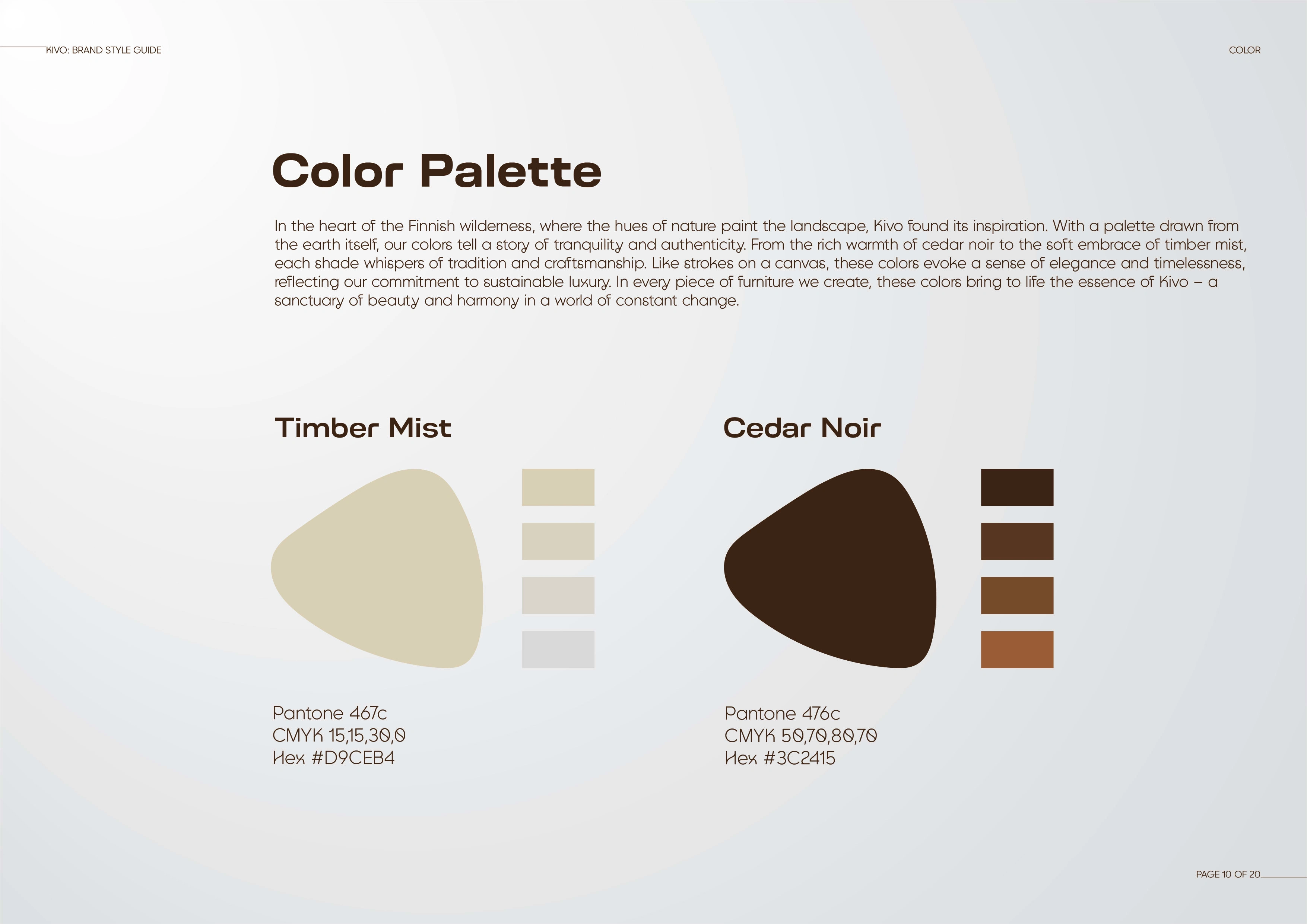 Color palette