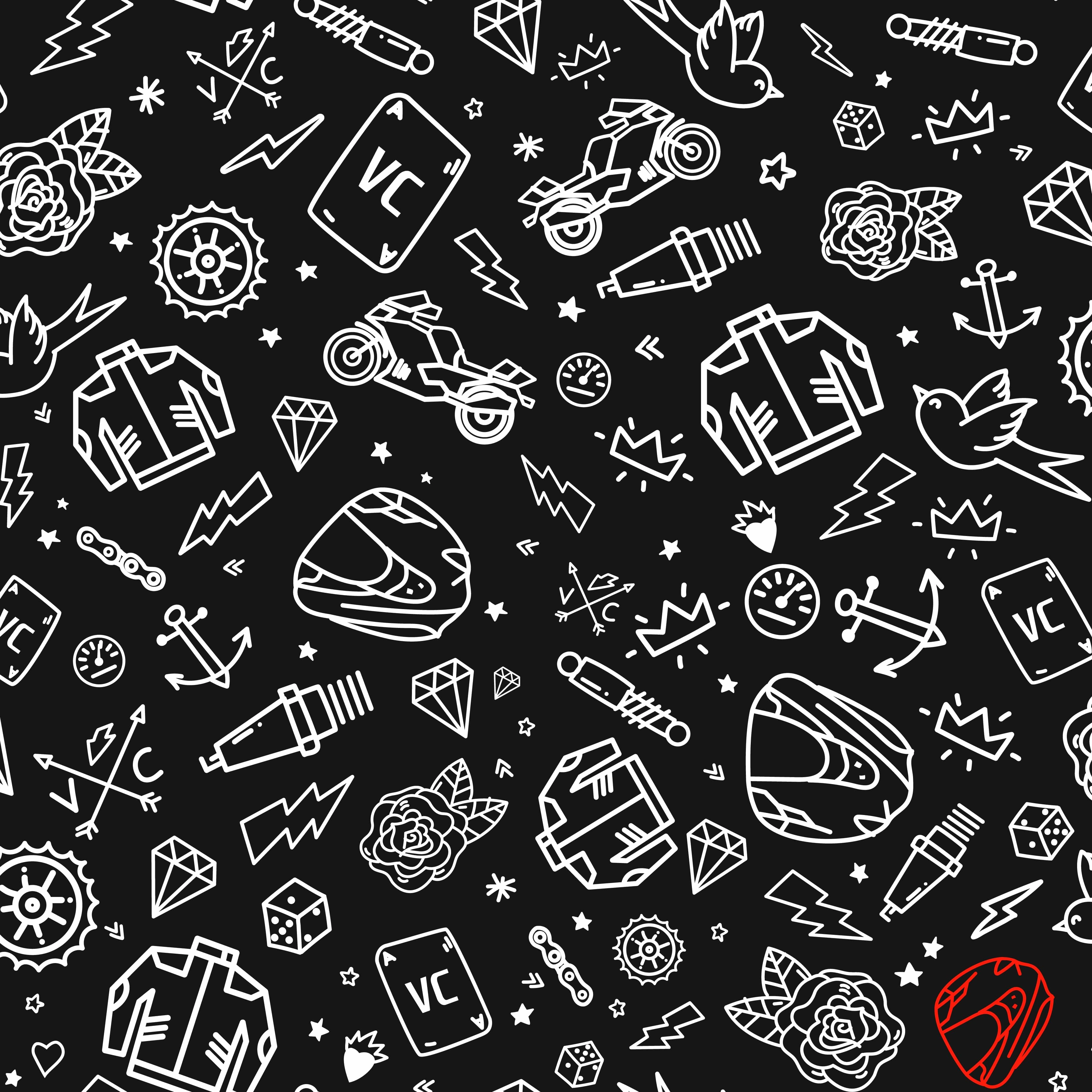 Tile pattern for Veridian Cruise's new office space. Designed to be applied in staggered, brick-layered, vertical columns.