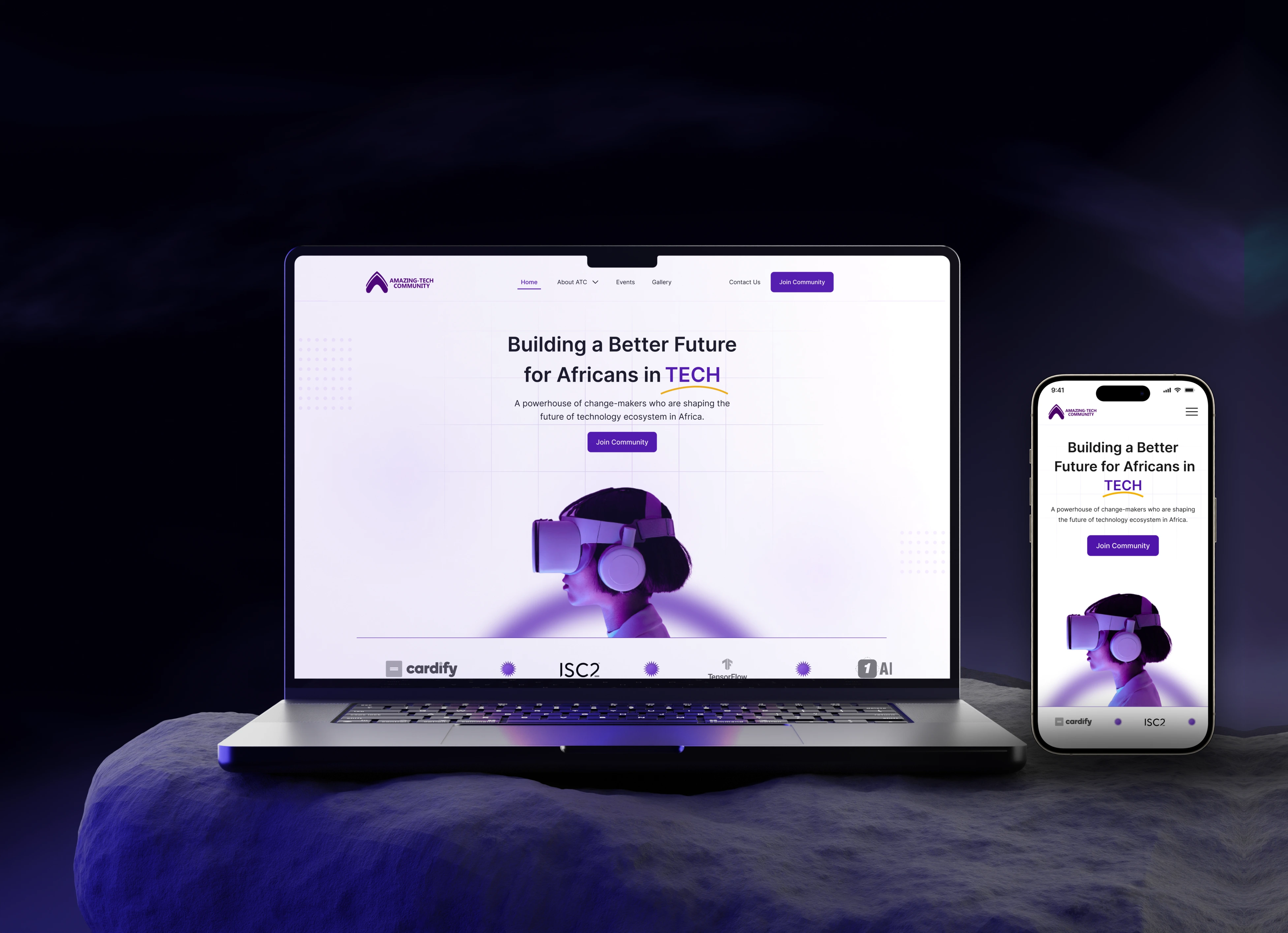 ATC Landing Page Mockup
