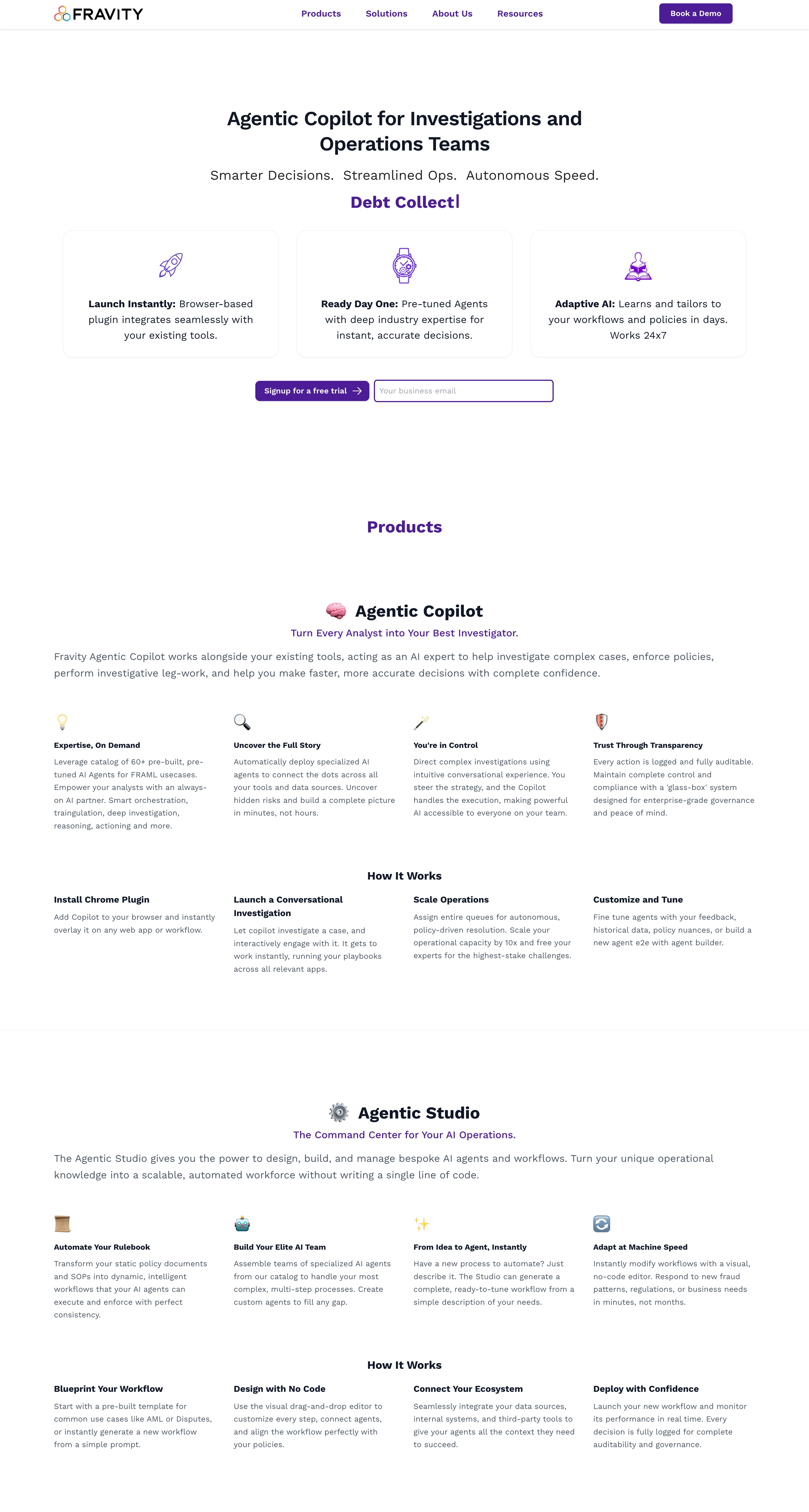 Old Fravity AI Website